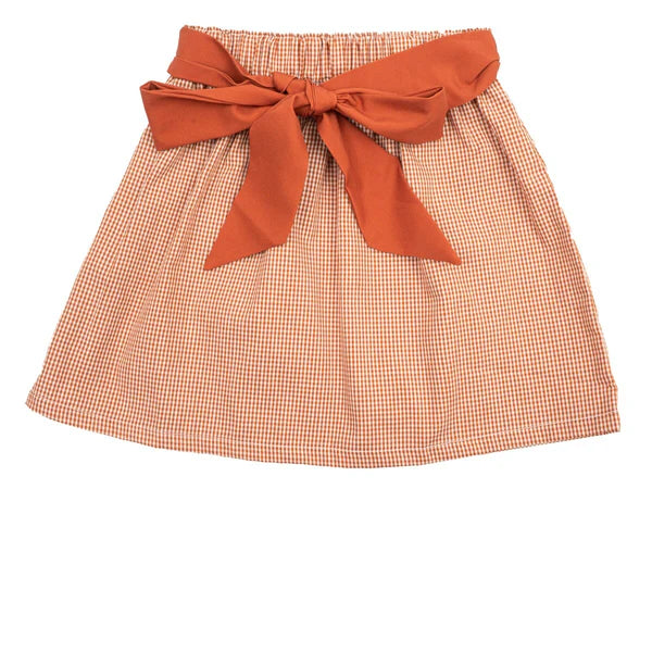 Toddler Texas Longhorns Sophie Gingham Skirt
