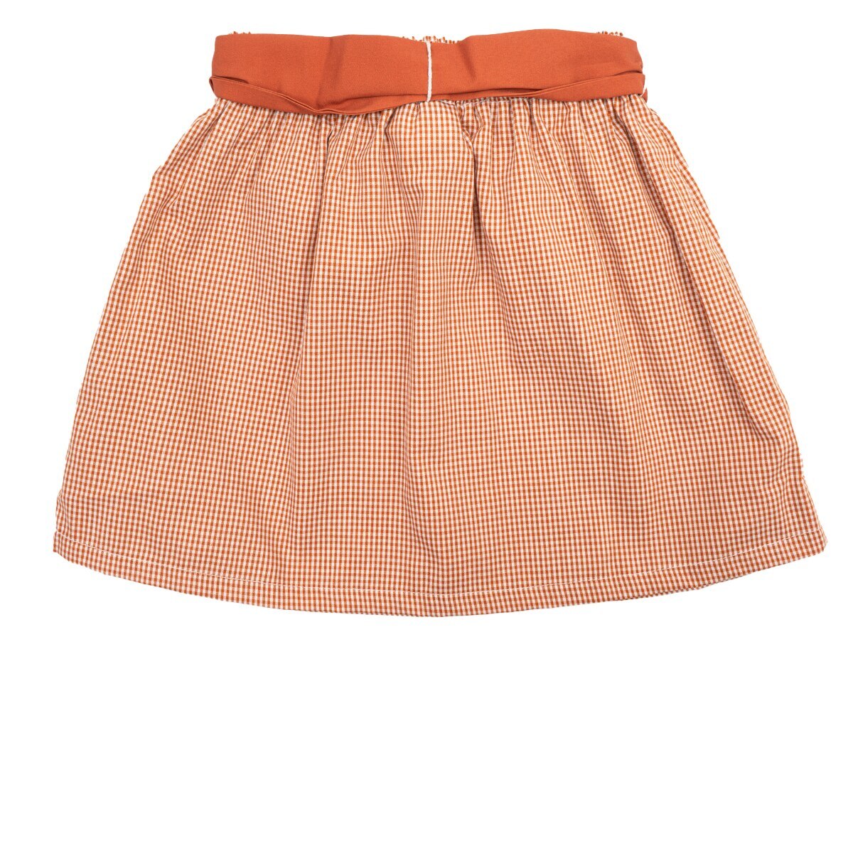 Toddler Texas Longhorns Sophie Gingham Skirt