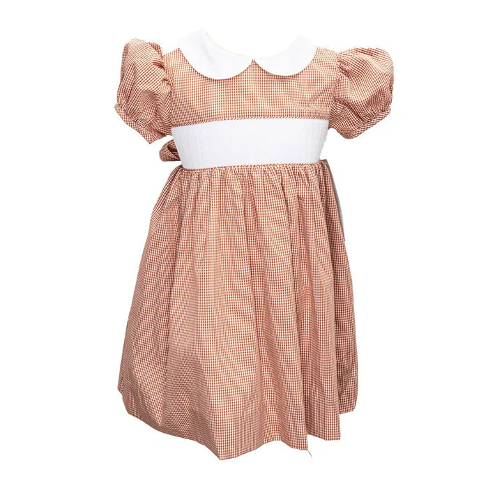 Toddler Texas Longhorns Sofia Gingham Dress