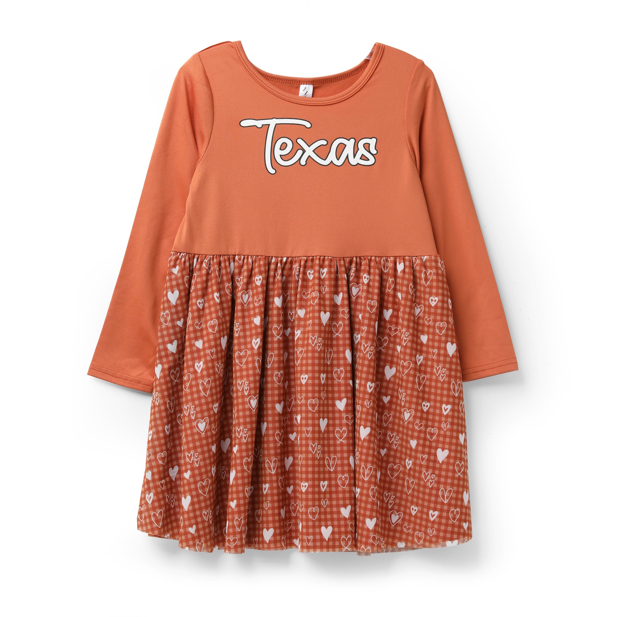 Toddler ZooZatZ Texas Longhorns Ballerina Dress