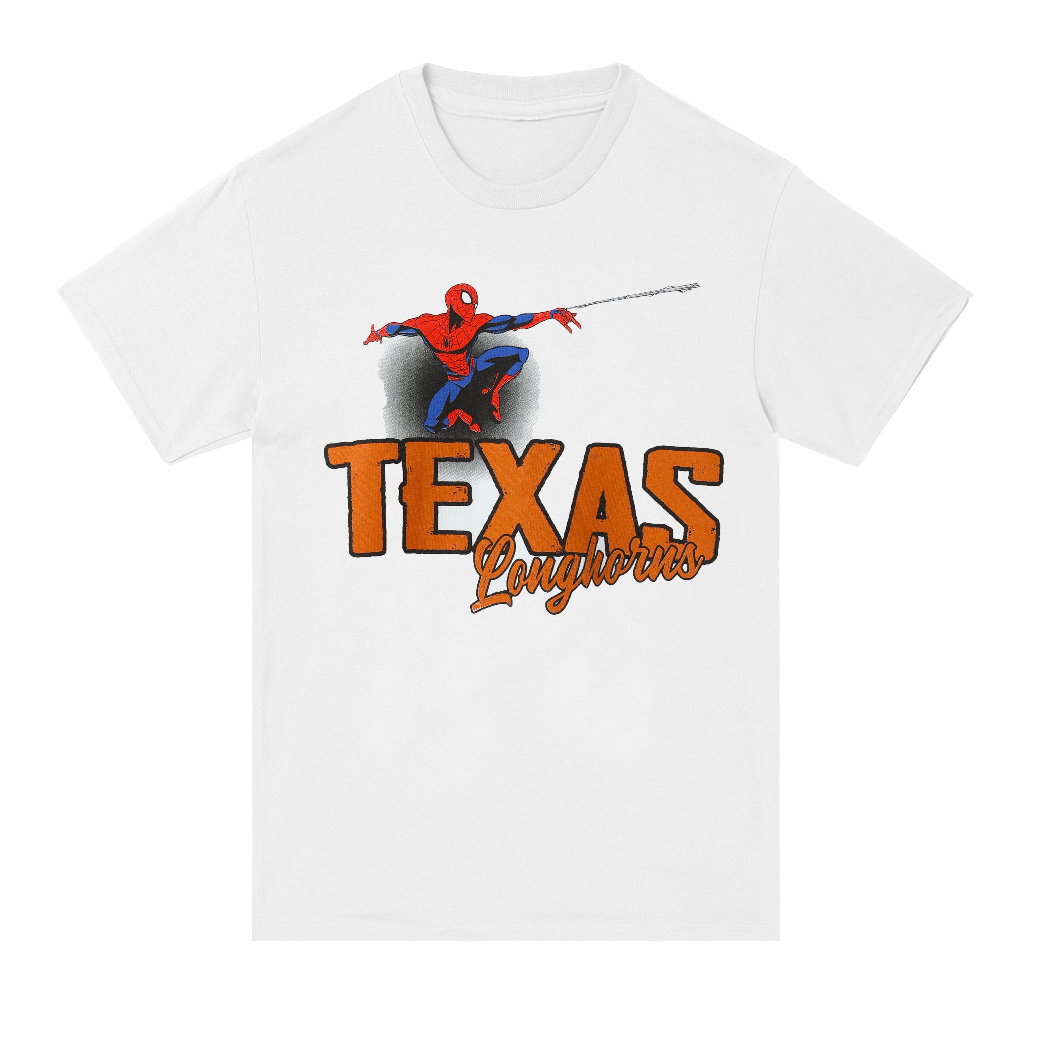 Youth Texas Longhorns Spiderman Jumping Tee