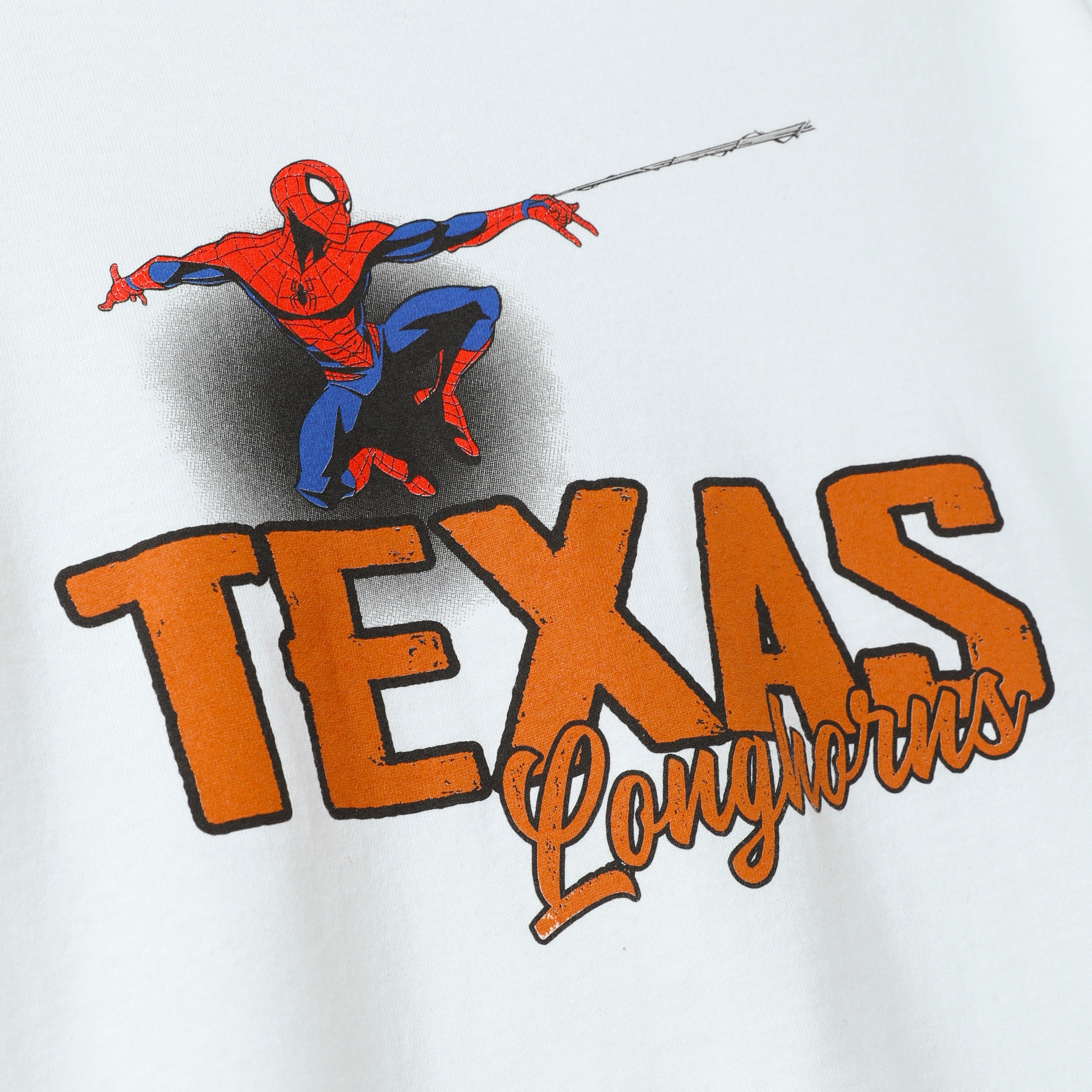 Youth Texas Longhorns Spiderman Jumping Tee
