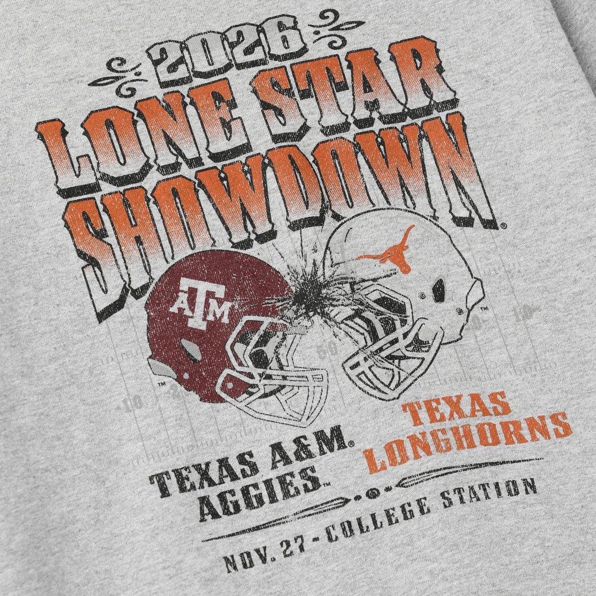 Youth Champion Lonestar Showdown Dueling Helmets Short Sleeve Tee