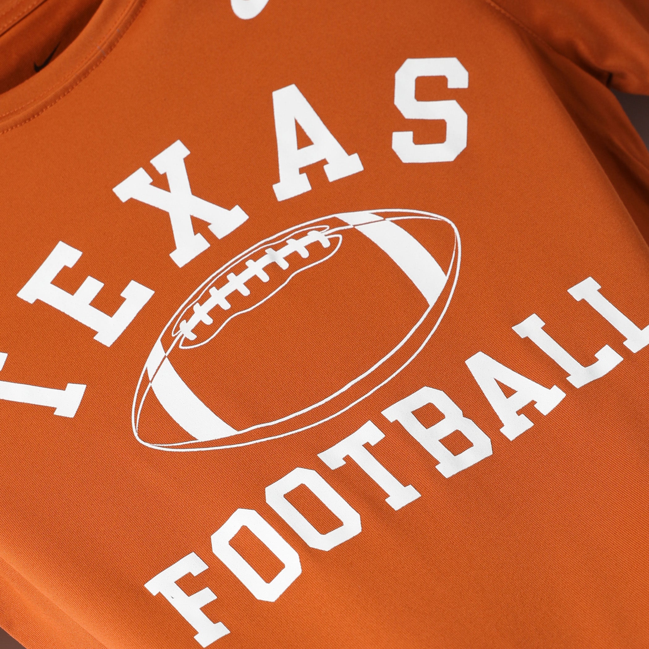 Youth Nike Texas Longhorns Arched Texas over Football