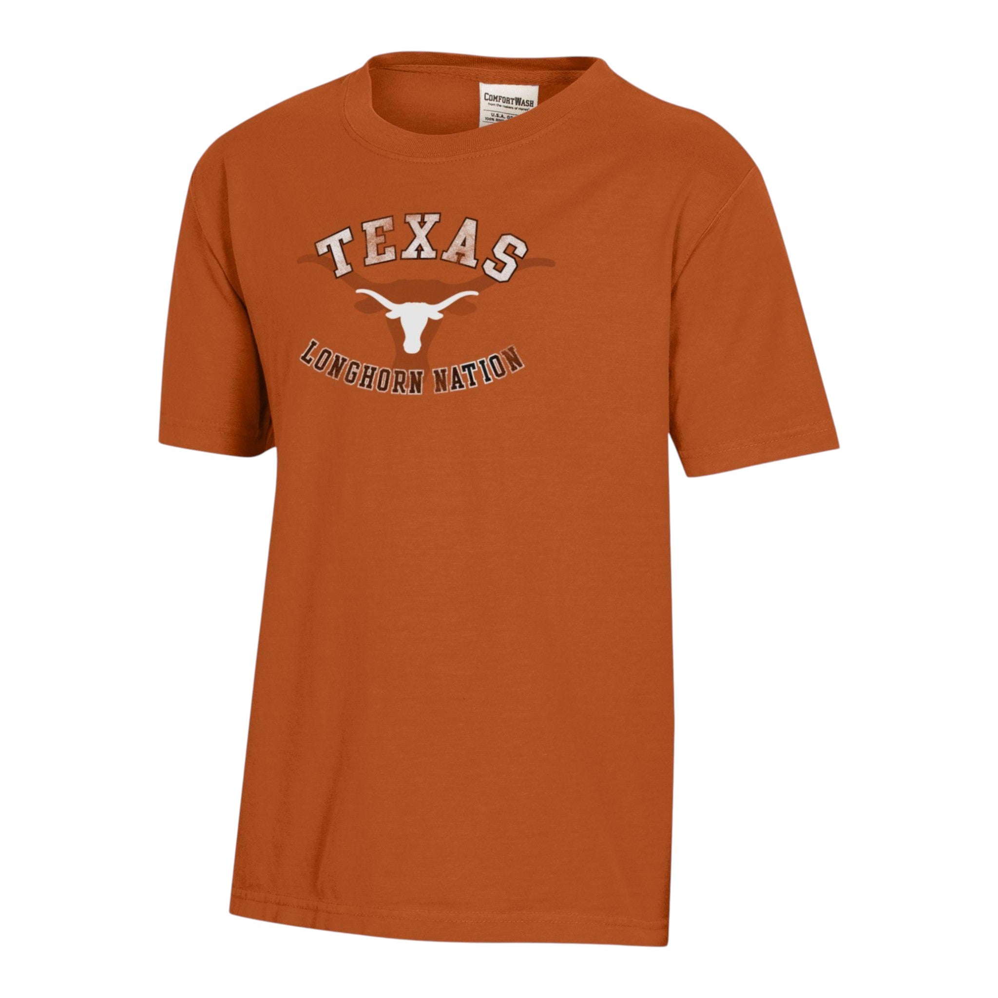 Youth Texas Longhorns Nation ComfortWash Tee