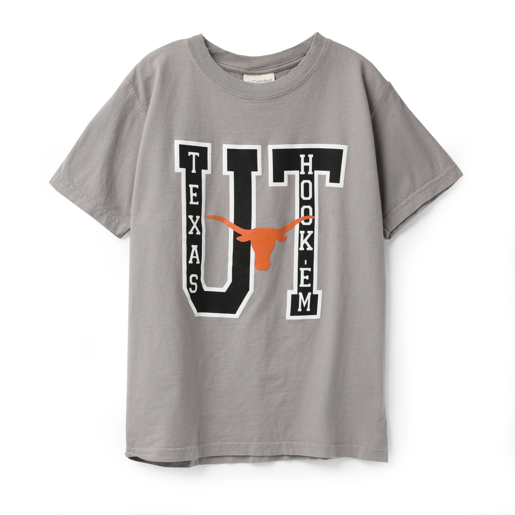 Youth Texas Longhorns Hook' Em ComfortWash Tee
