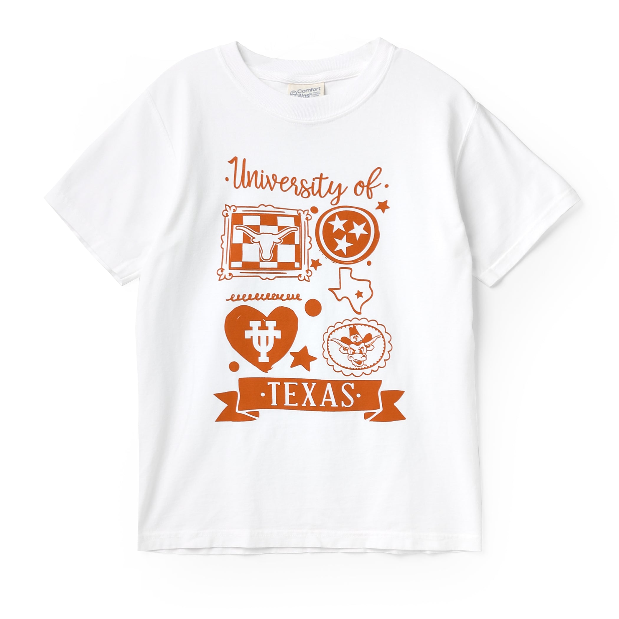 Youth University of Texas Frames ComfortWash Tee