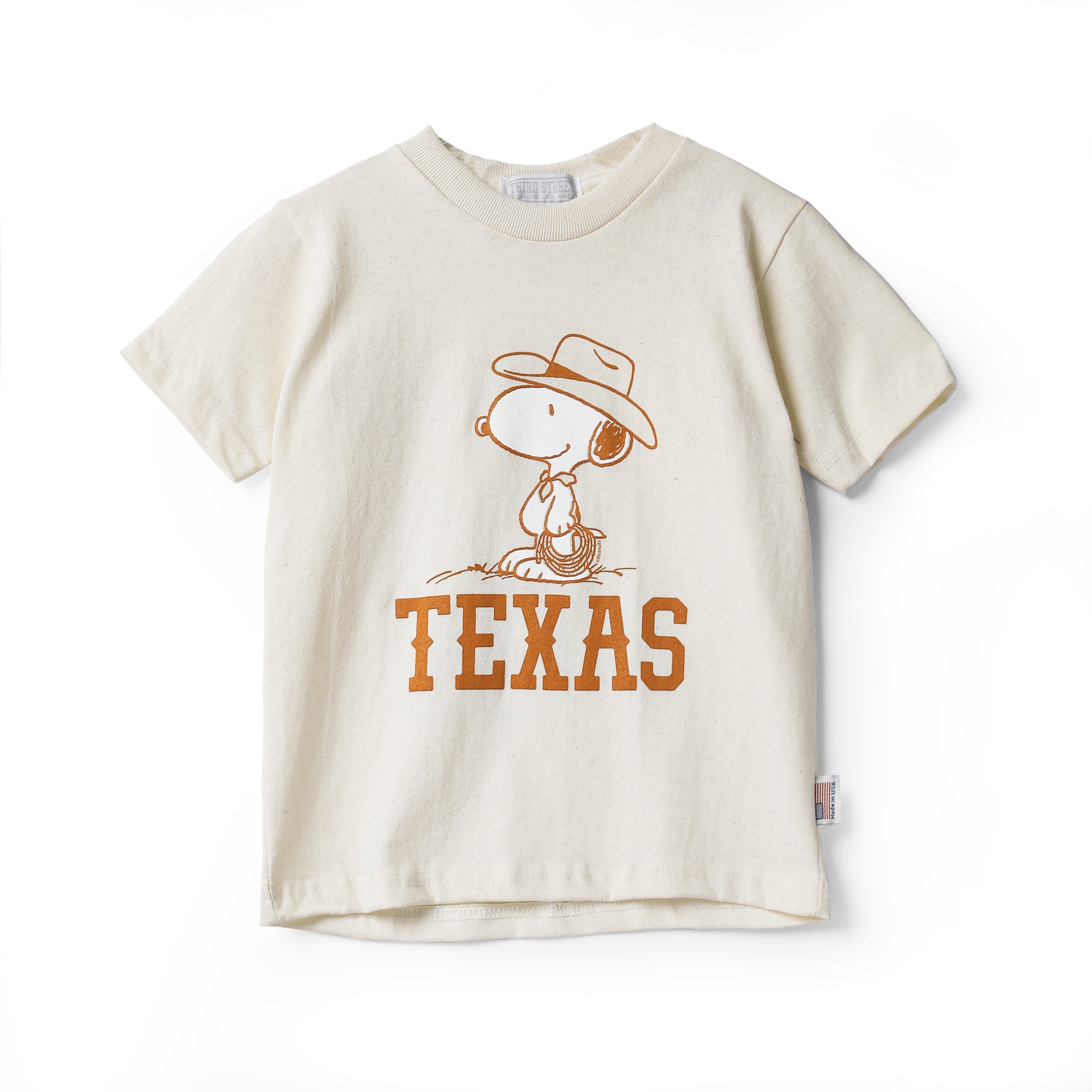 Youth Texas Longhorns Cowboy Snoopy Lasso Tee