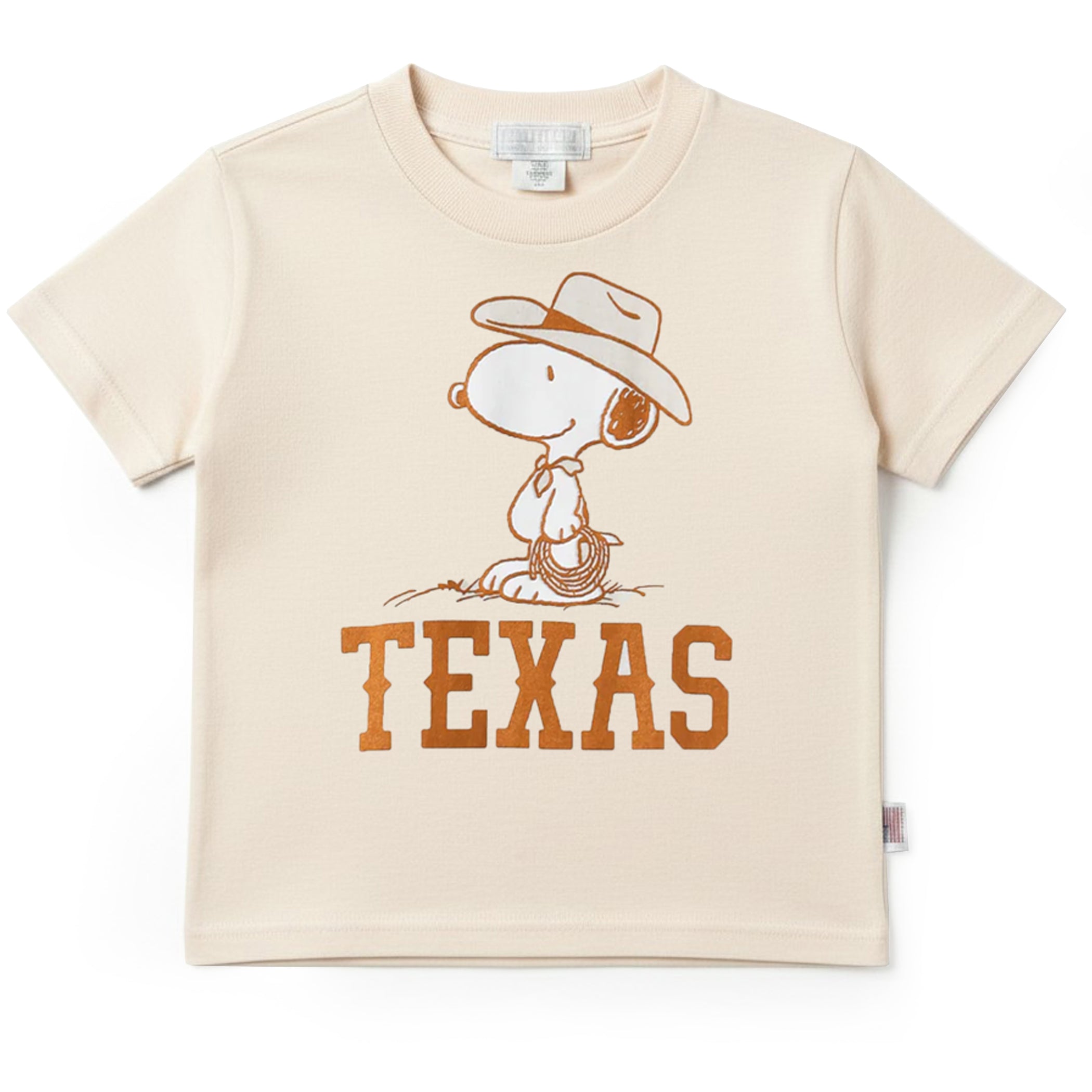 Youth Texas Longhorns Cowboy Snoopy Lasso Tee