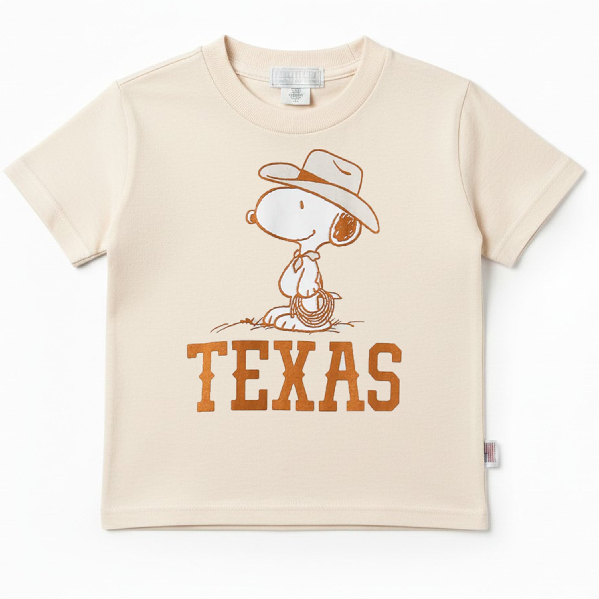 Youth Texas Longhorns Cowboy Snoopy Lasso Tee