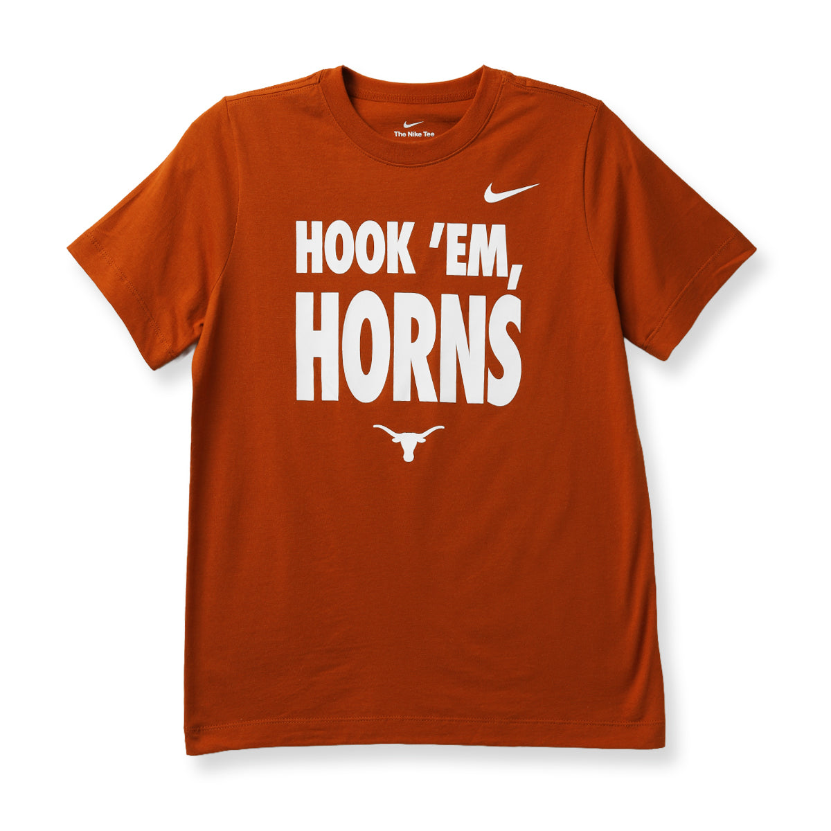 Youth Nike Texas Longhorns Sideline Fight Short Sleeve Cotton Tee