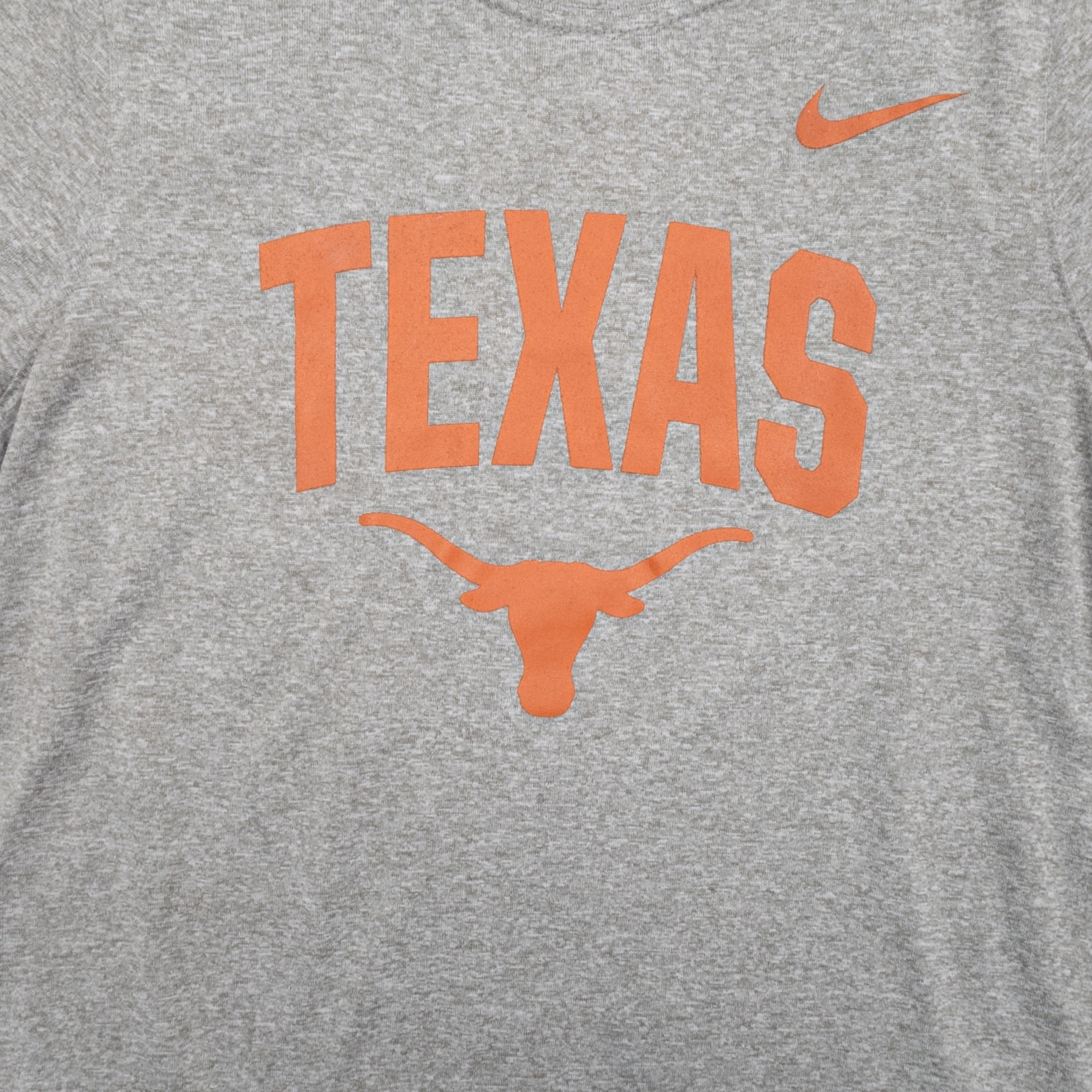 Youth Nike Texas Longhorns Arch Dri-FIT Tee Dark Gray