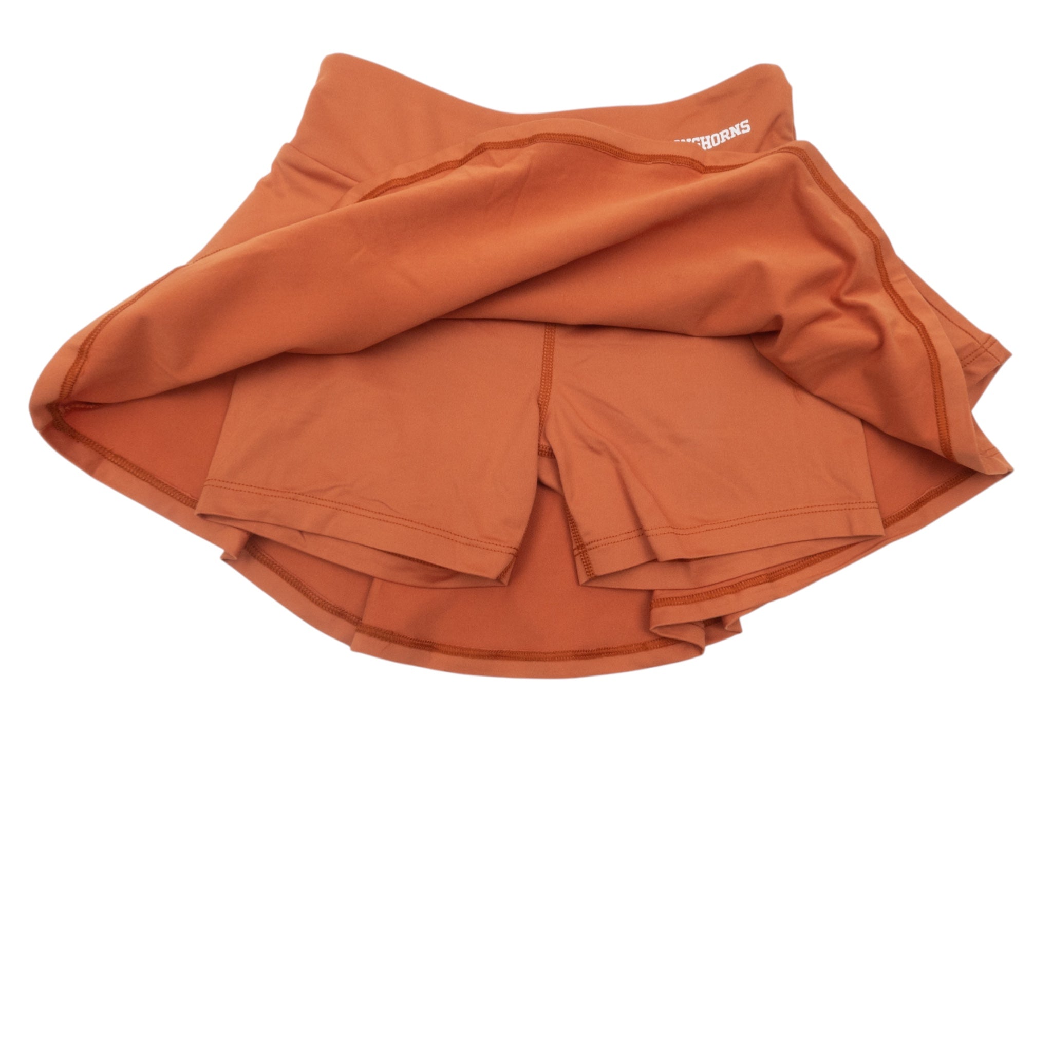 Youth ZooZatZ Texas Longhorns Tiered Ruffle Skort Burnt Orange