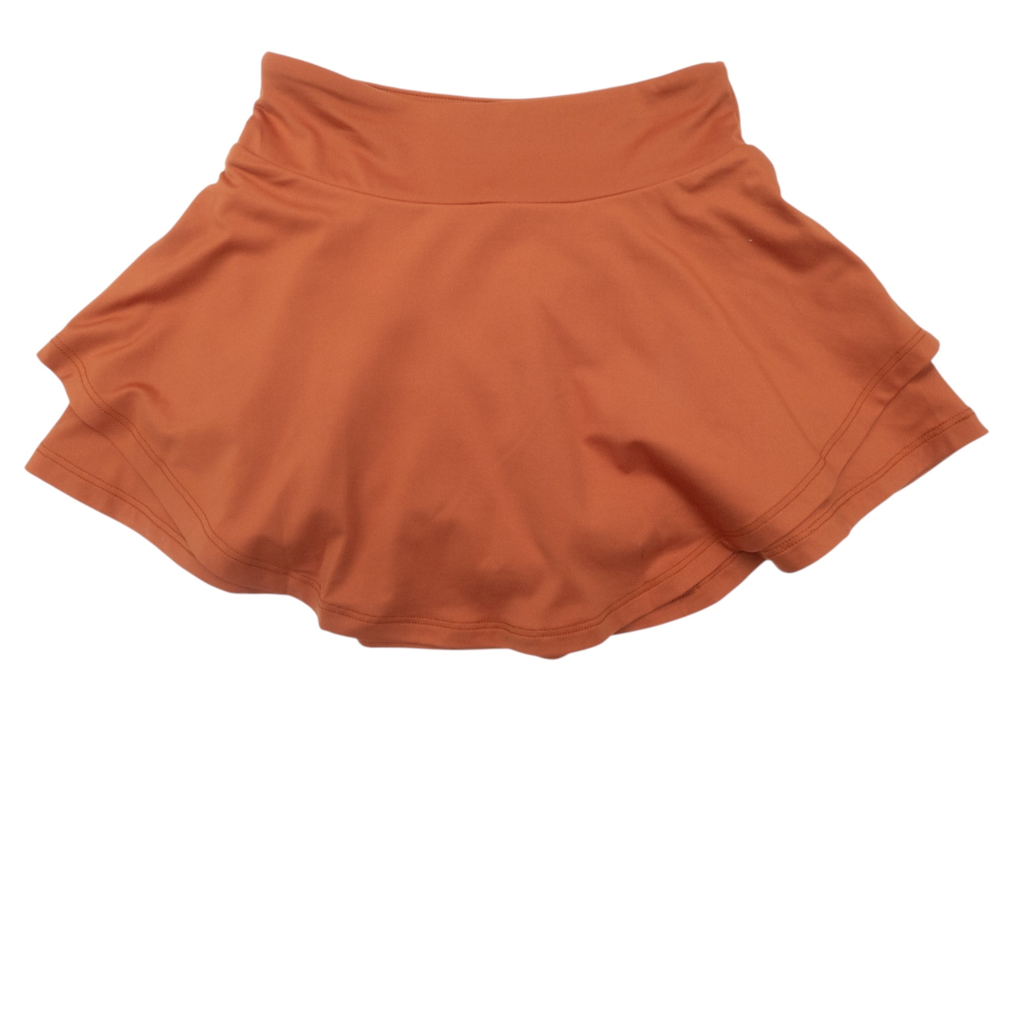 Youth ZooZatZ Texas Longhorns Tiered Ruffle Skort Burnt Orange