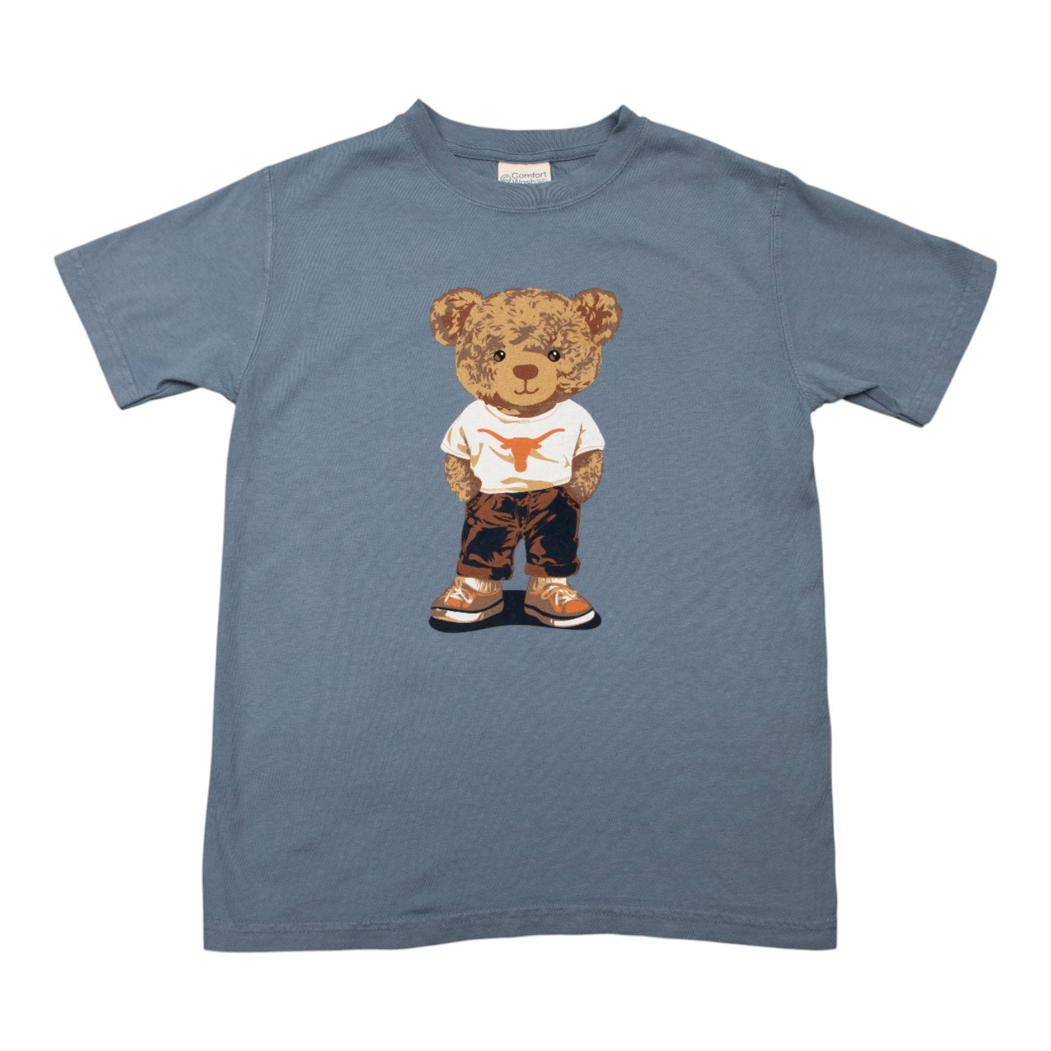 Youth Texas Longhorns Bear ComfortWash Tee