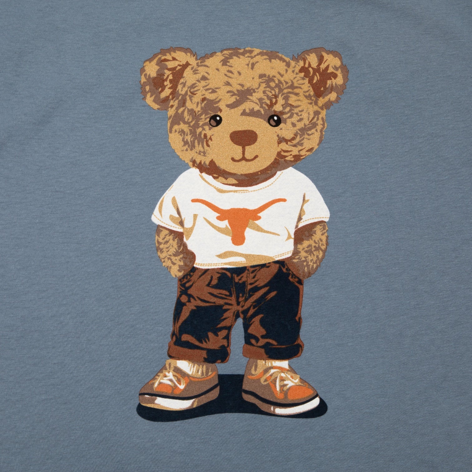 Youth Texas Longhorns Bear ComfortWash Tee