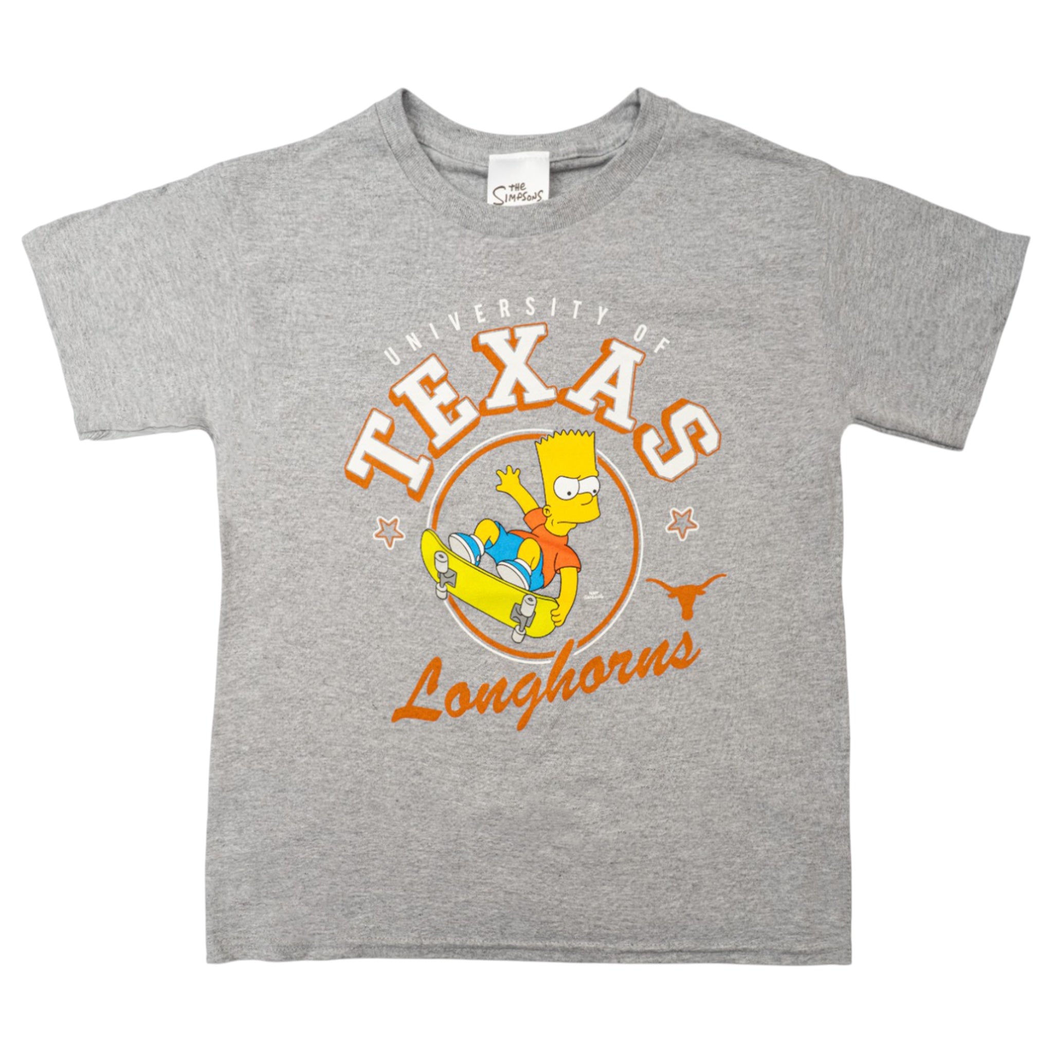 Youth Texas Longhorns Bart Simpson Skateboard Bart Tee