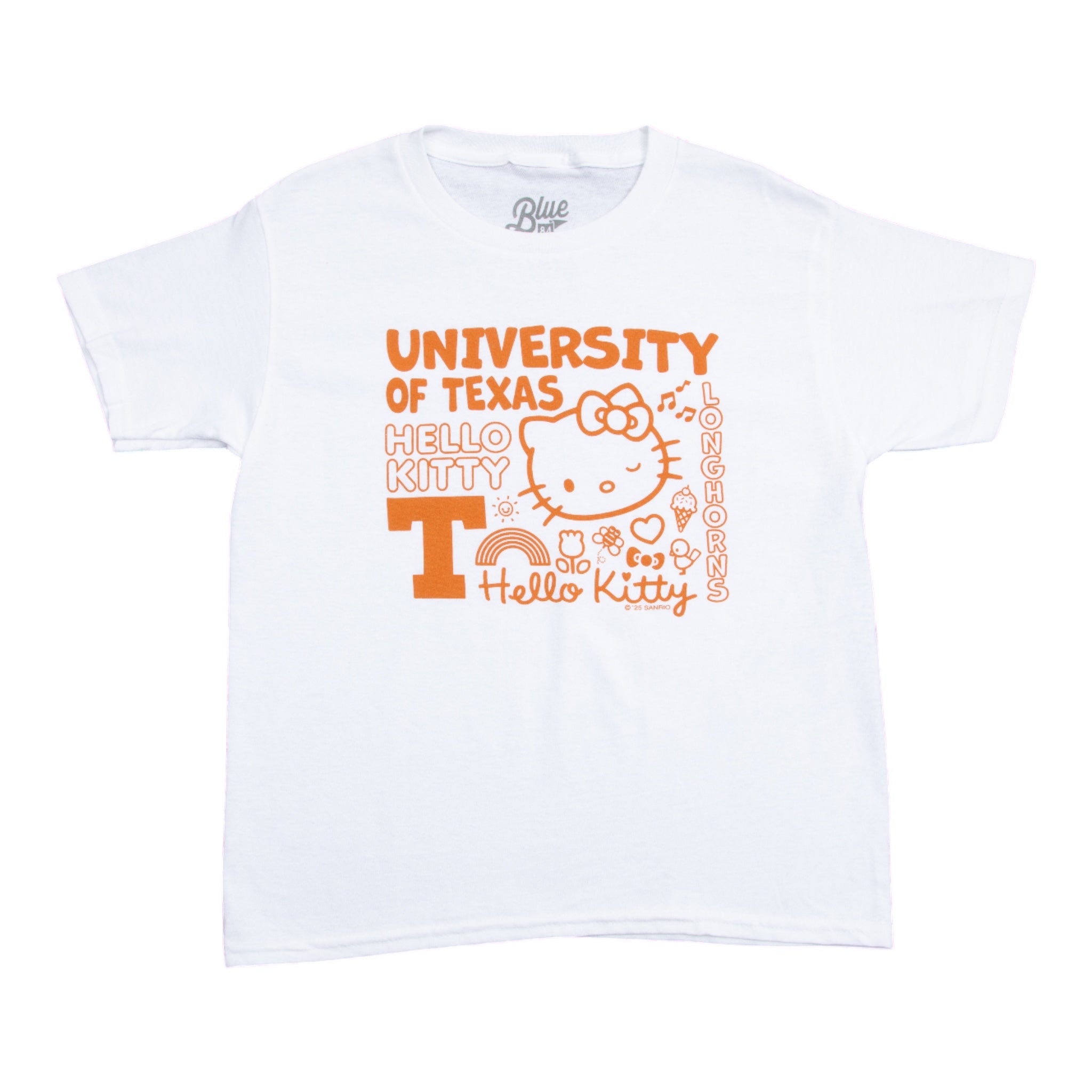 Youth Texas Longhorns Hello Kitty Tee
