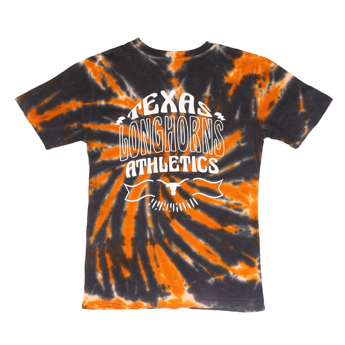 Tween Texas Longhorns Pennant Tie Dye Tee