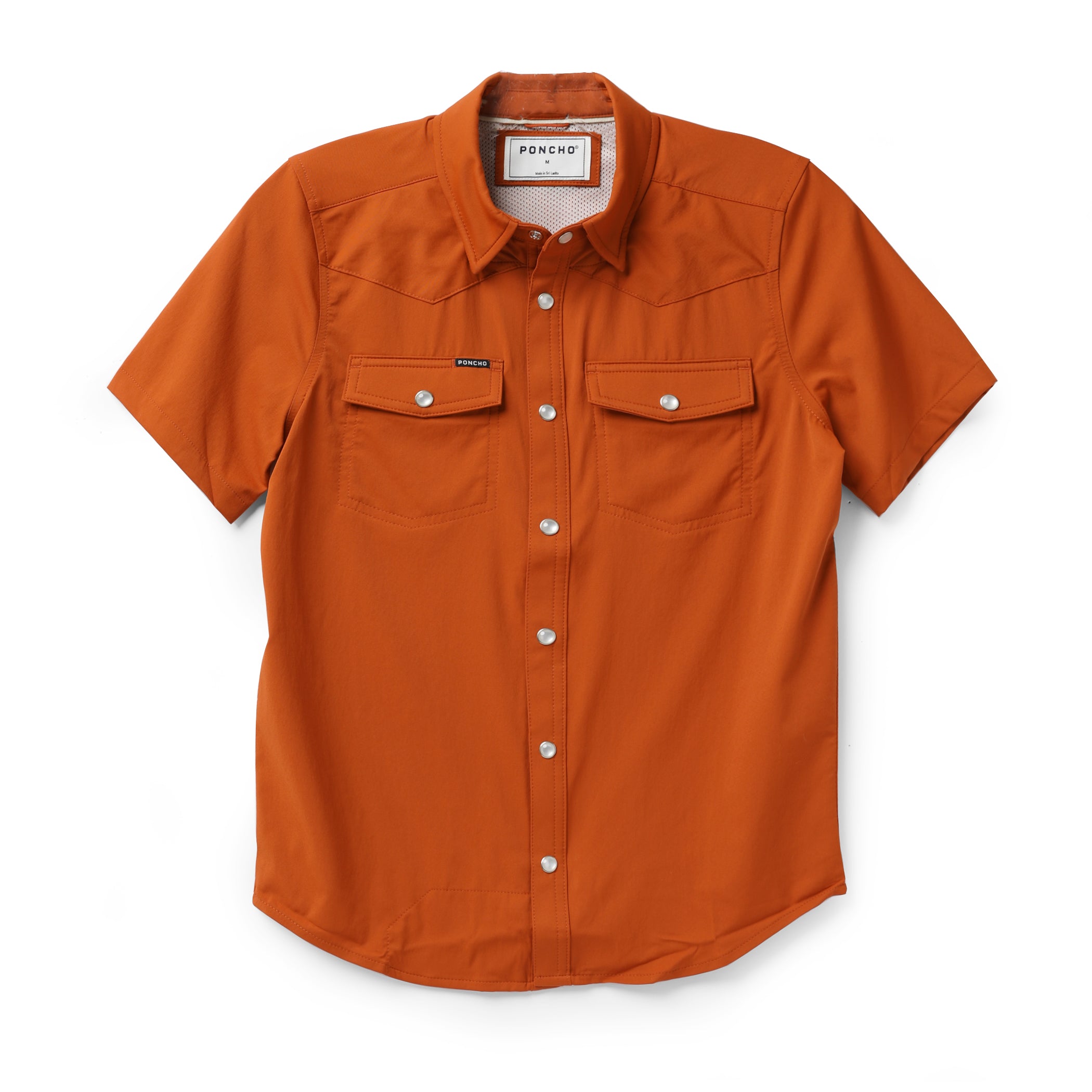 Youth Poncho The Spur Short Sleeve Pearl Snap