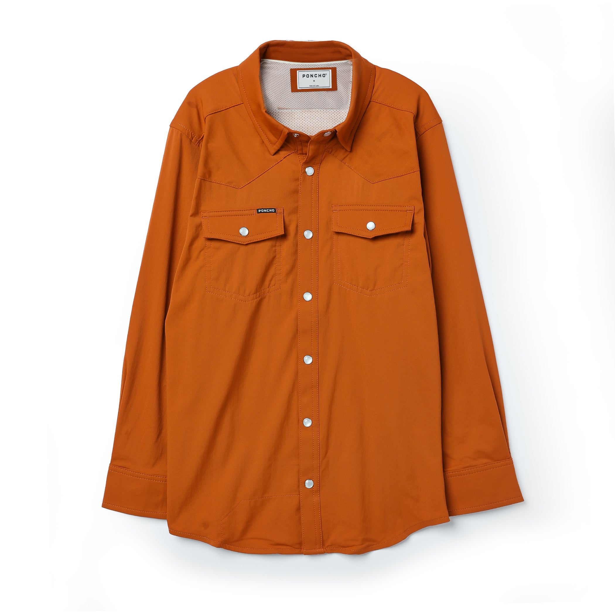 Youth Poncho The Ricky Long Sleeve Pearl Snap Shirt