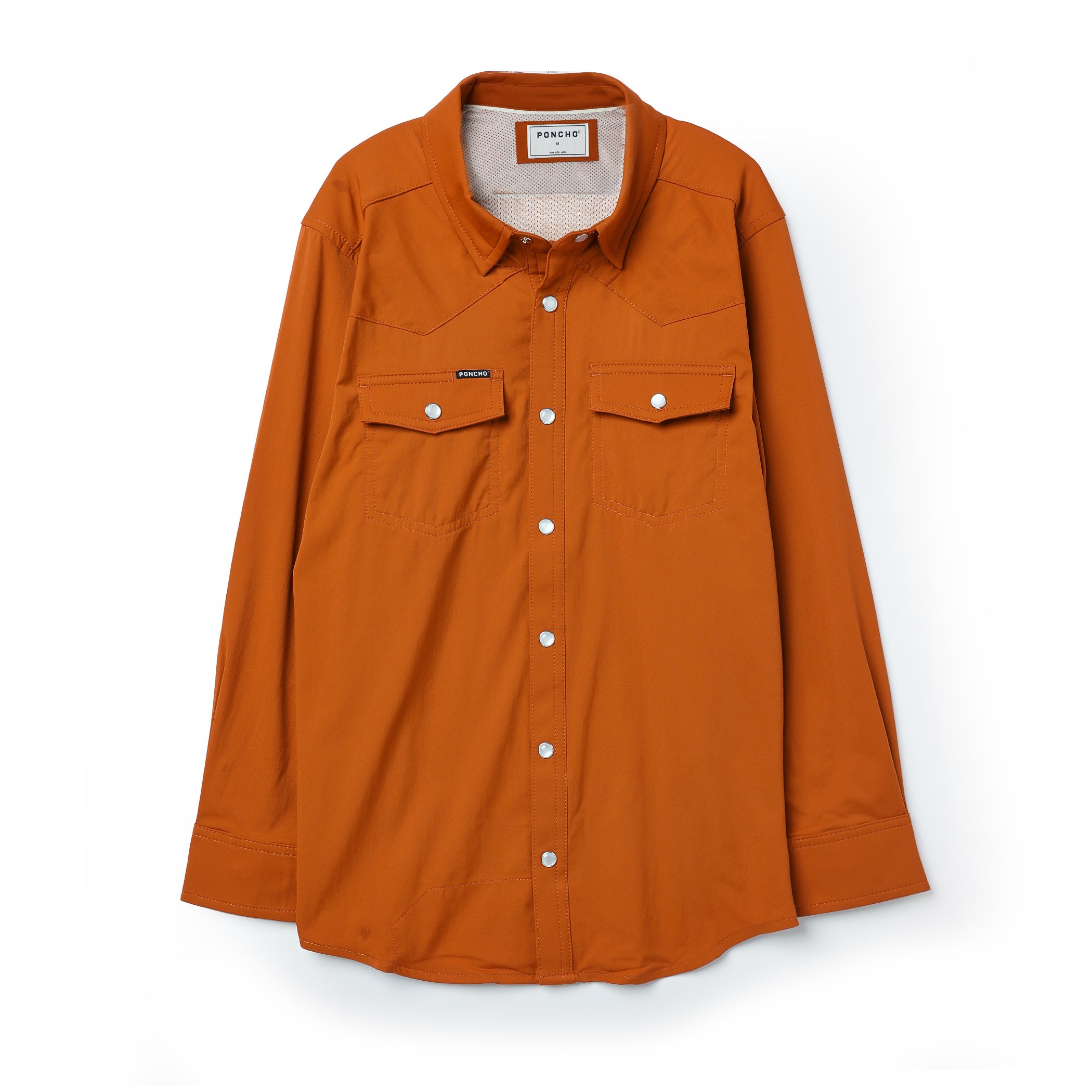 Youth Poncho The Ricky Long Sleeve Pearl Snap Shirt
