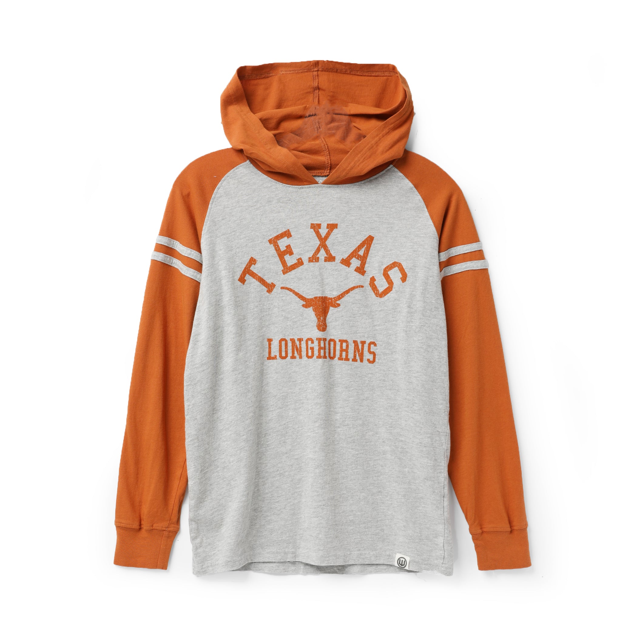 Youth Texas Longhorns Sleeve Stripe Jersey Hoodie