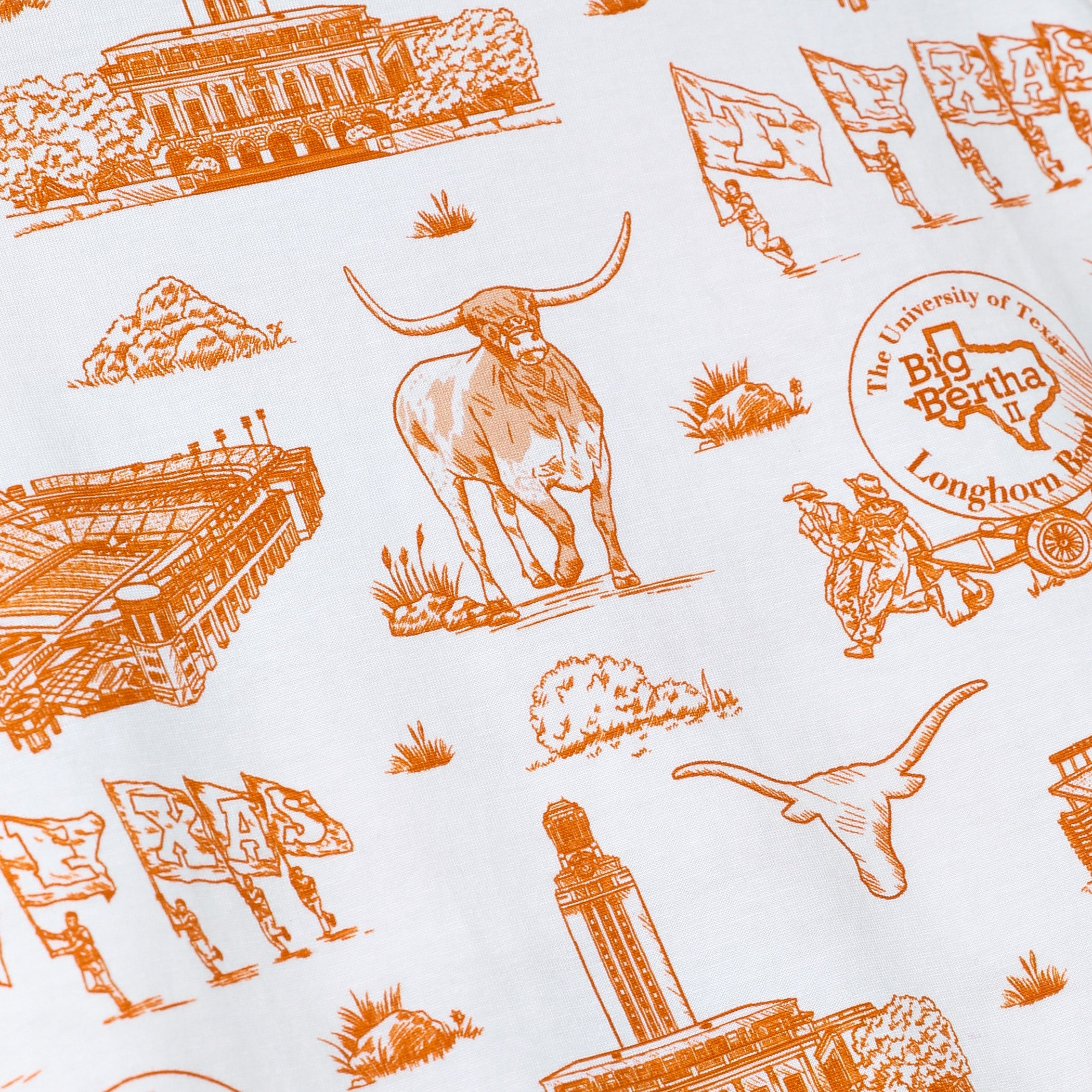 Youth Stewart Simmons Texas Longhorns Team Toile Tee Dress