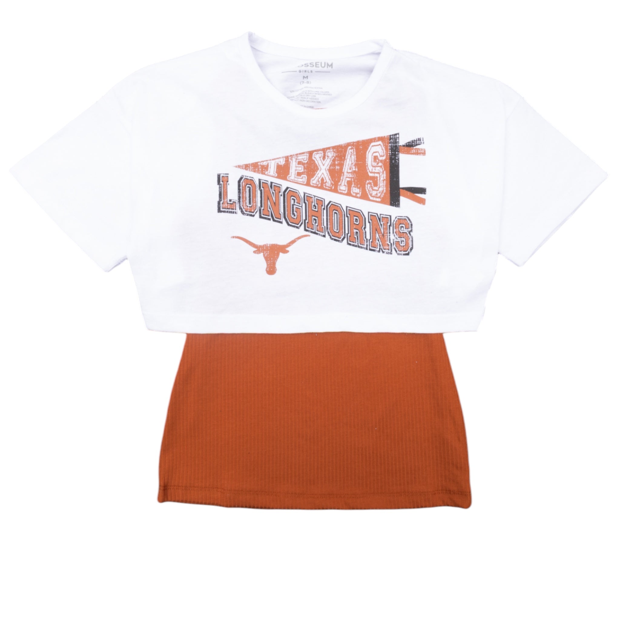 Youth Texas Longhorns Riley Tee Burnt Orange