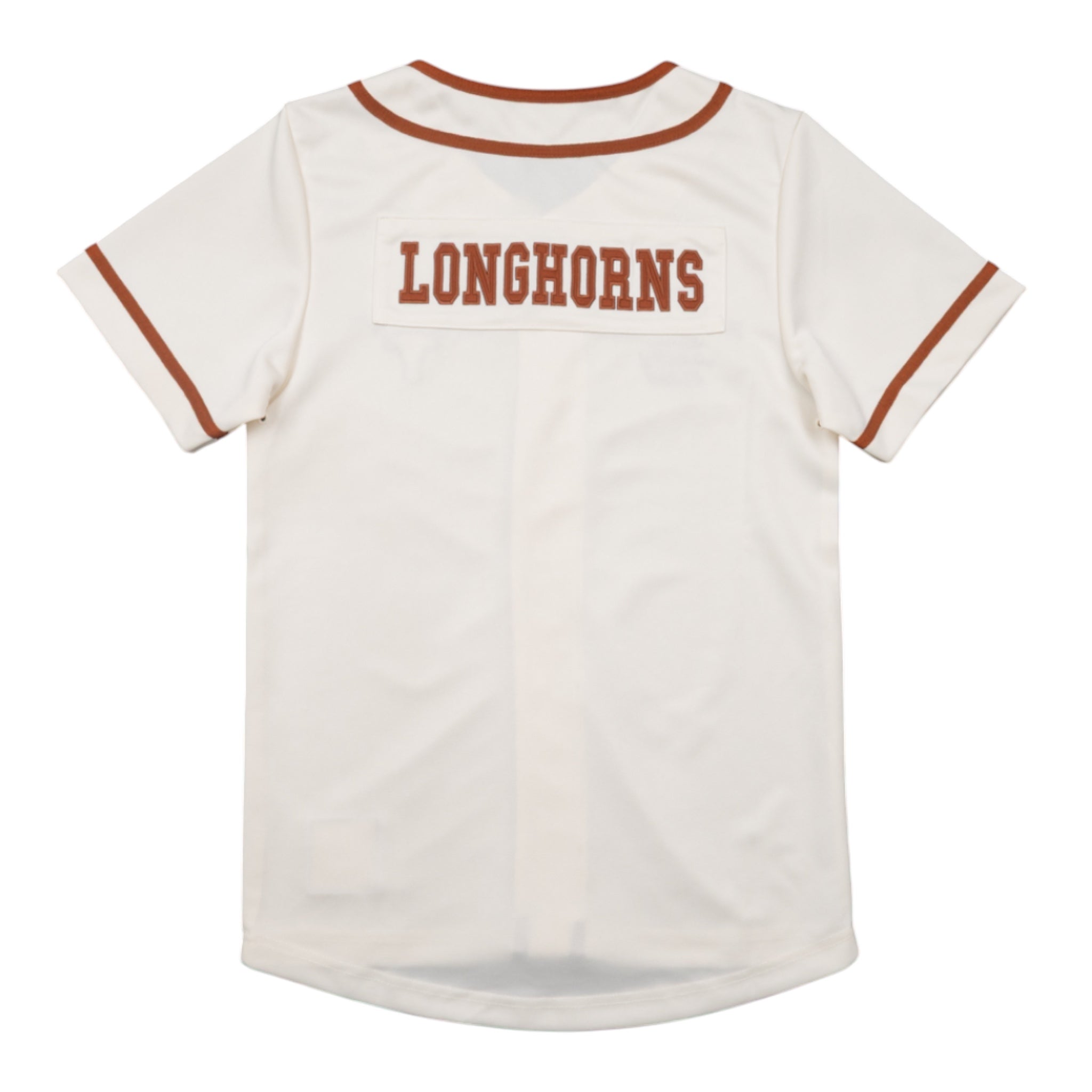 Youth Texas Longhorns Hunter Seeker Baseball Jersey Ivory