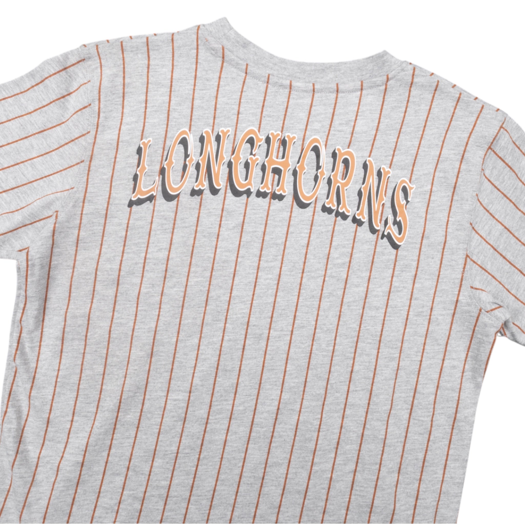 Youth Texas Longhorns Fire Hawks Short Sleeve Tee Gray