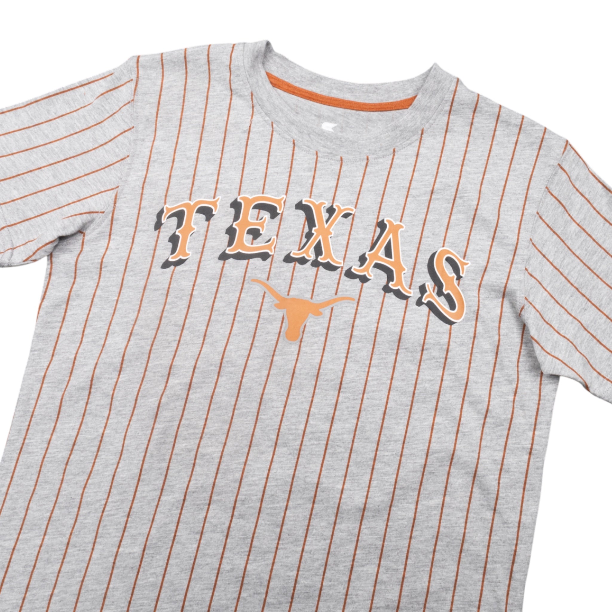 Youth Texas Longhorns Fire Hawks Short Sleeve Tee Gray