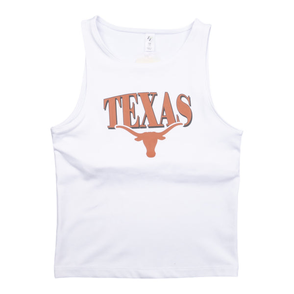 Youth ZooZatZ Texas Longhorns Athletic Crop Tank | University Co-op