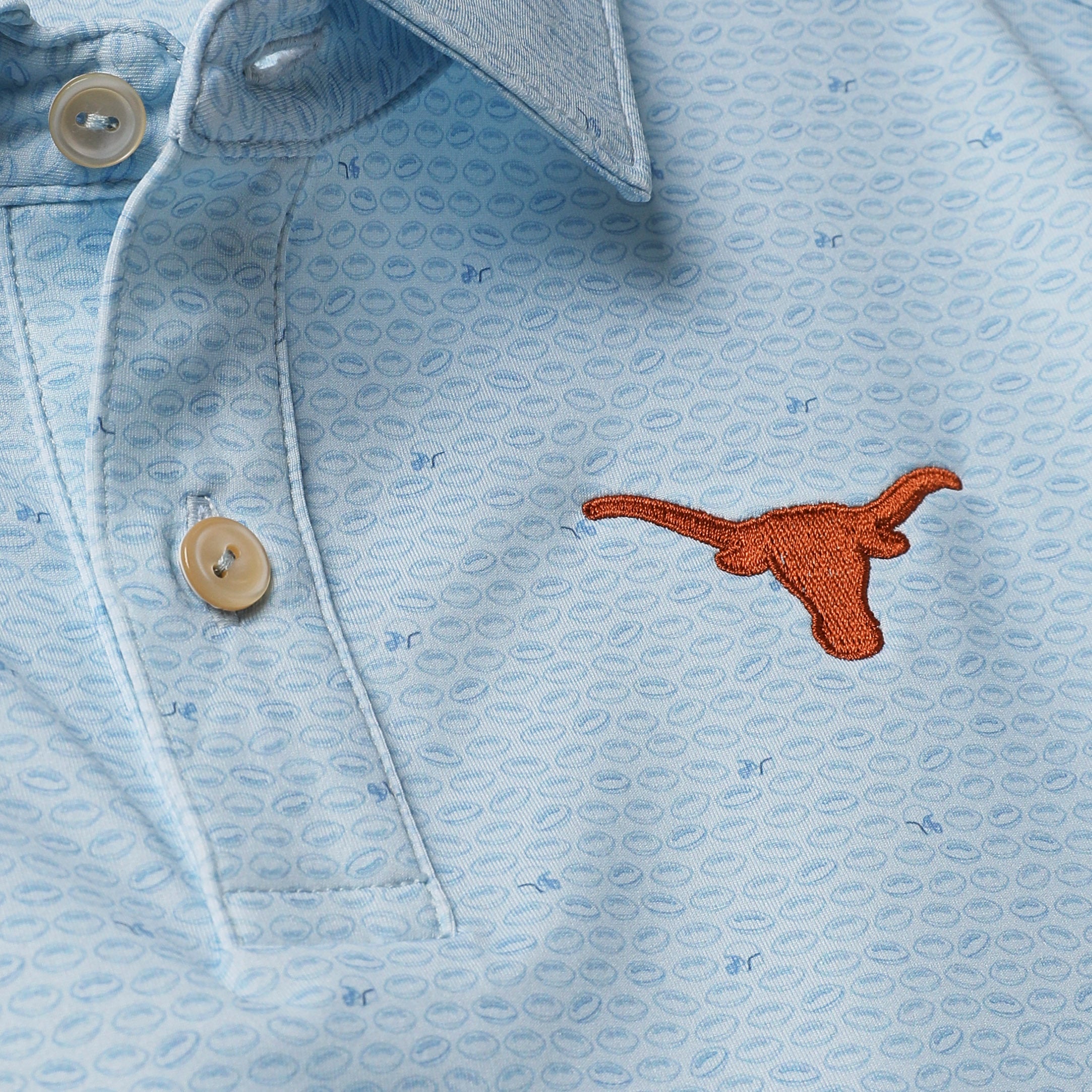 Youth Peter Millar Texas Longhorns On The Ball Polo