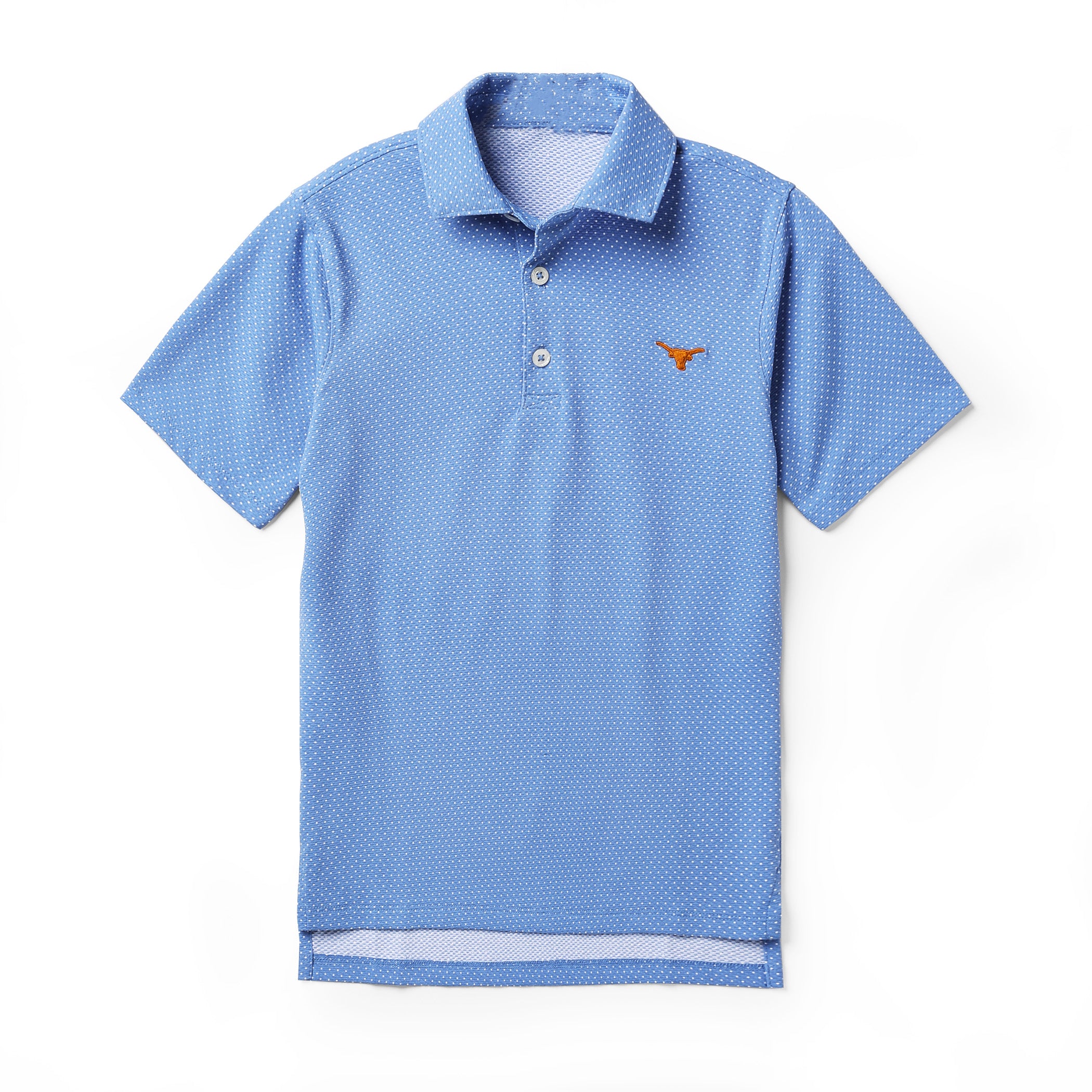 Youth B Draddy Texas Longhorns Captain Cool Jr. Polo
