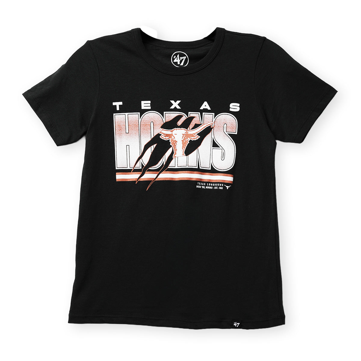 Youth Texas Longhorns '47 Team Thunder Rip Franklin Tee