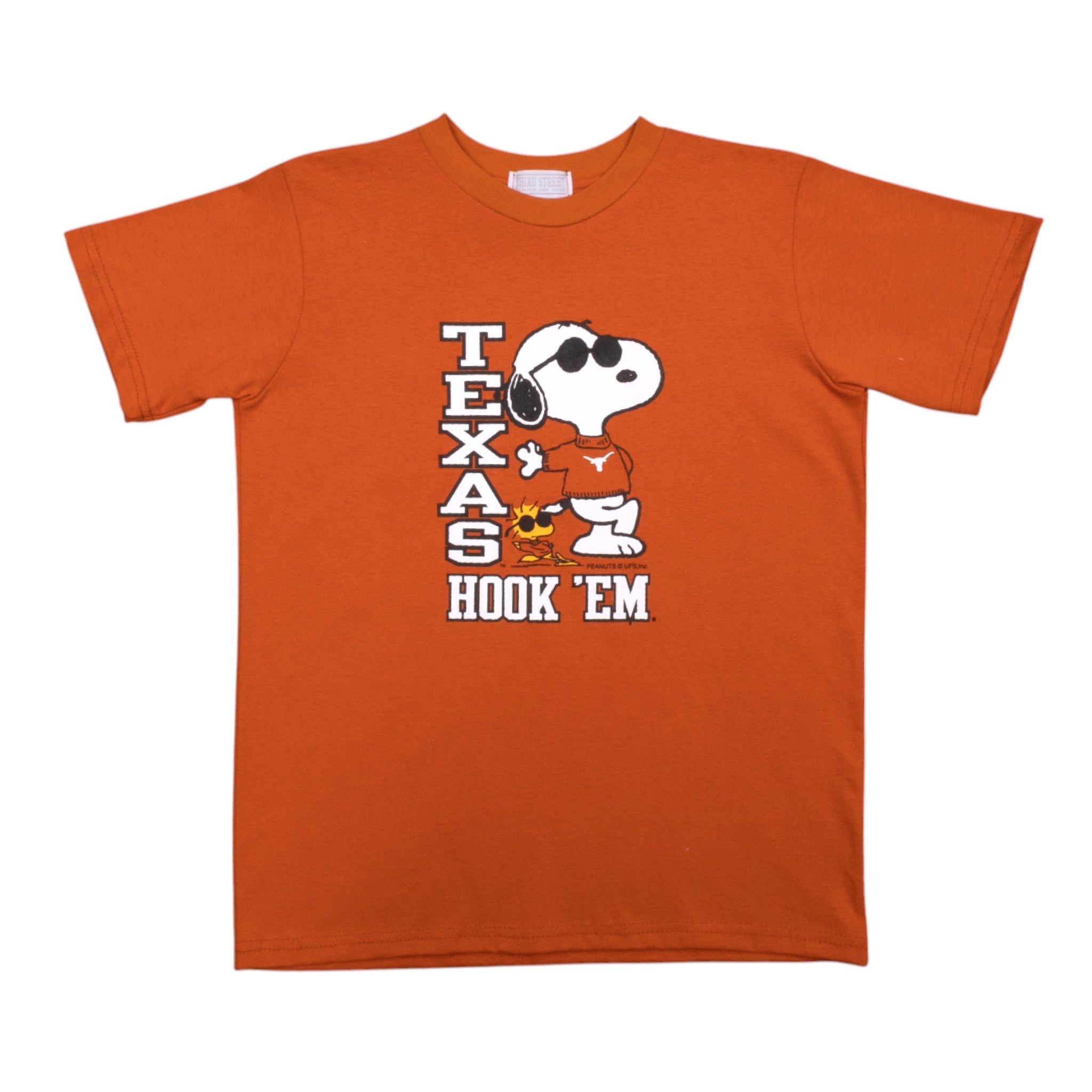 Youth Texas Longhorns Snoopy Leaning Tee