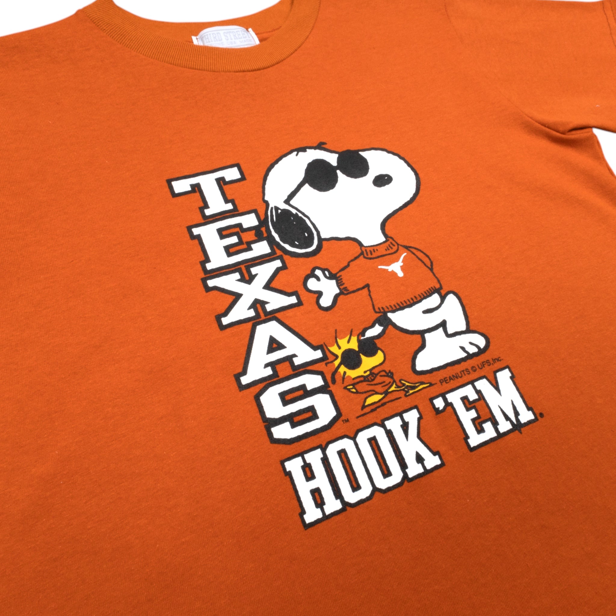 Youth Texas Longhorns Snoopy Leaning Tee