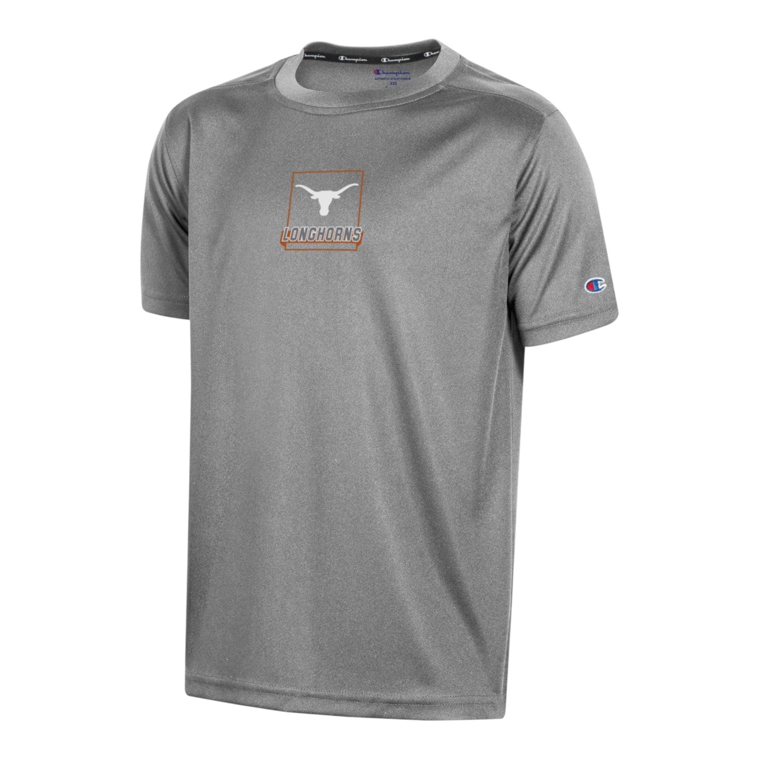Youth Champion Texas Longhorns Heathered Impact Stadium Tee