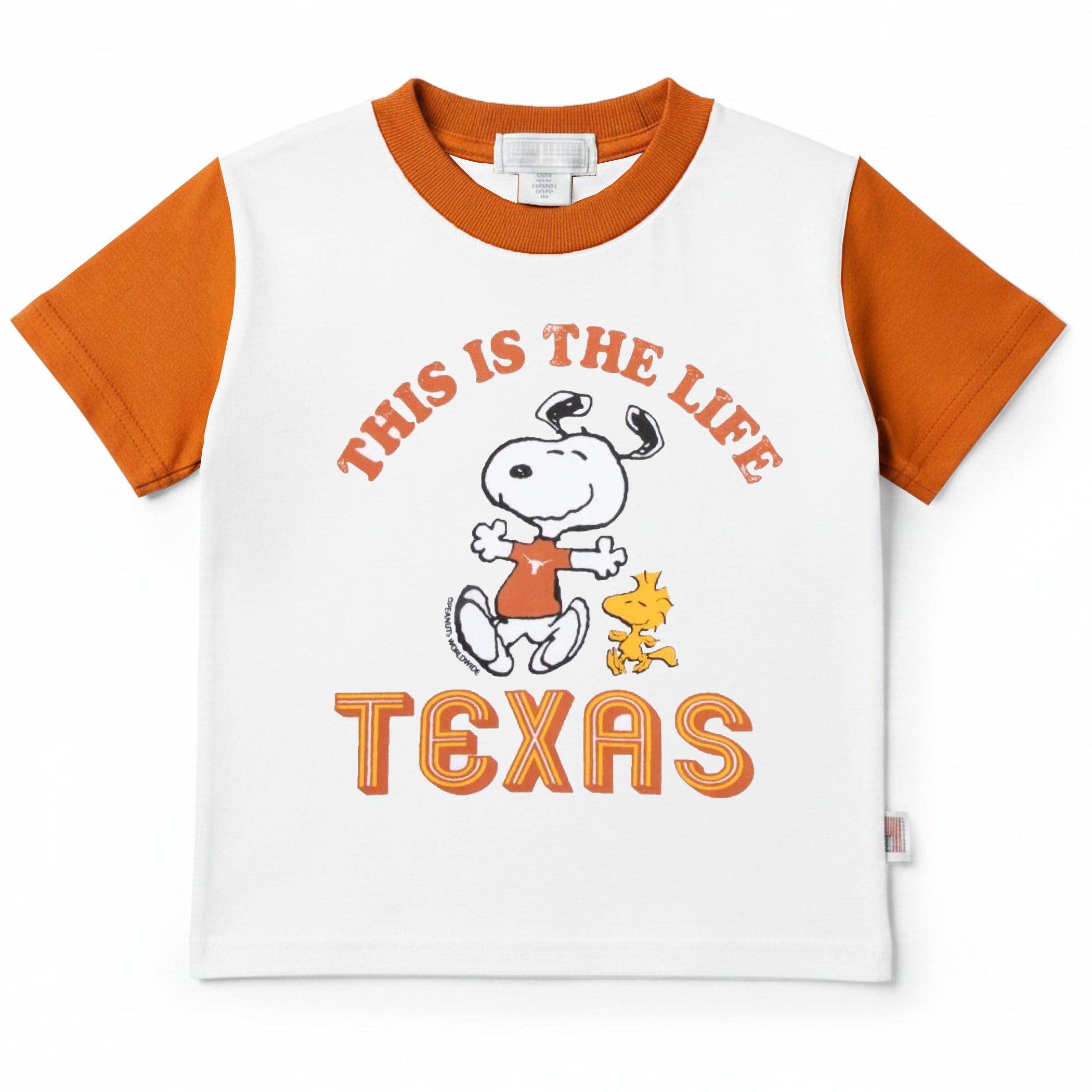 Youth Texas Longhorns This is Life Snoopy Tee