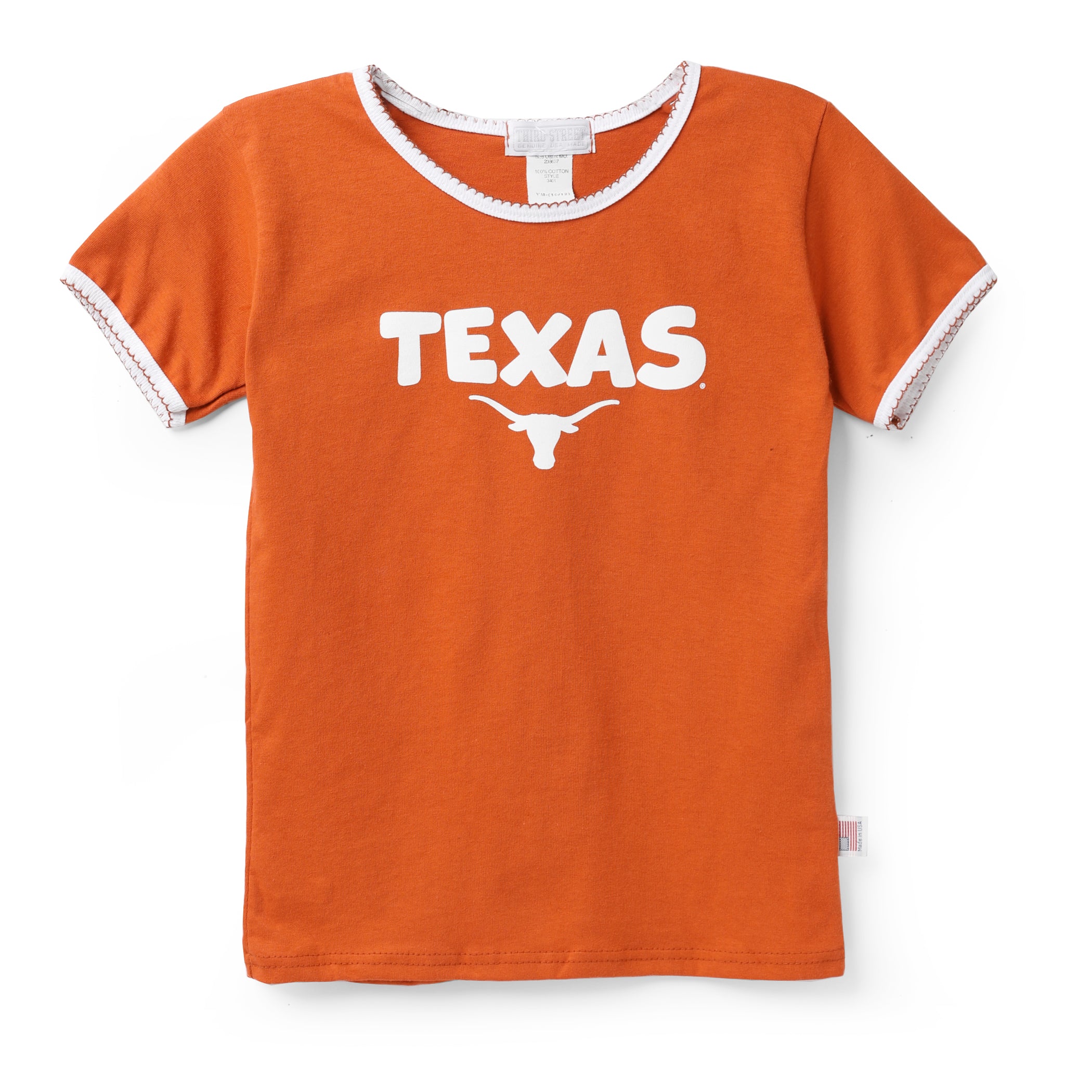 Youth Texas Longhorns Cotton Deco Tee