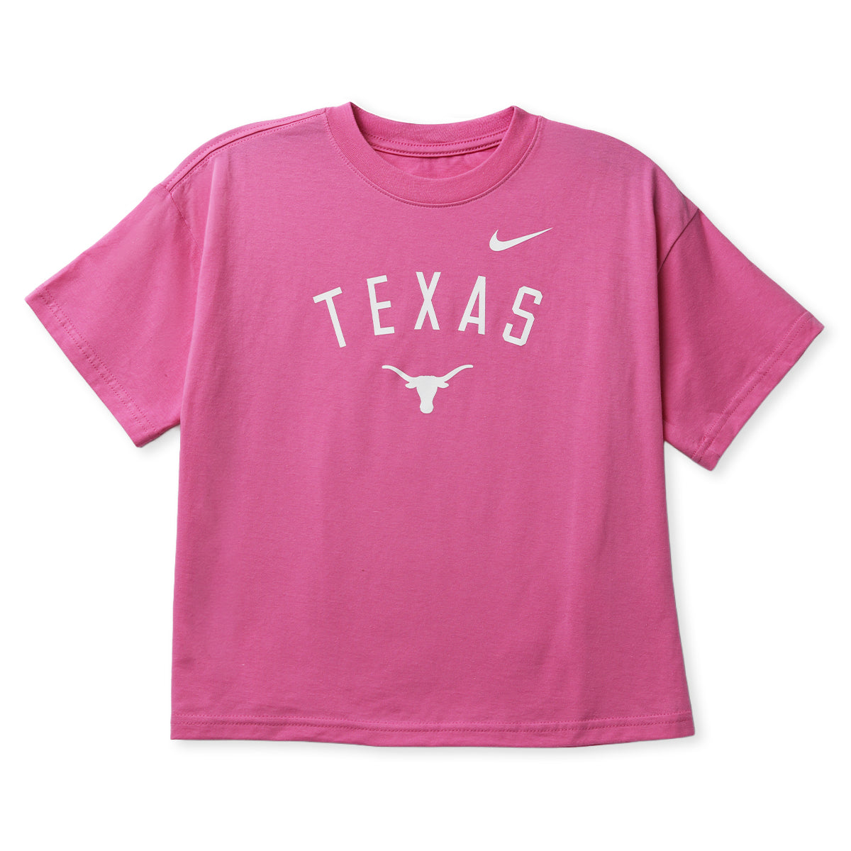 Youth Nike Texas Longhorns Girls Sideline Short Sleeve Boxy Tee