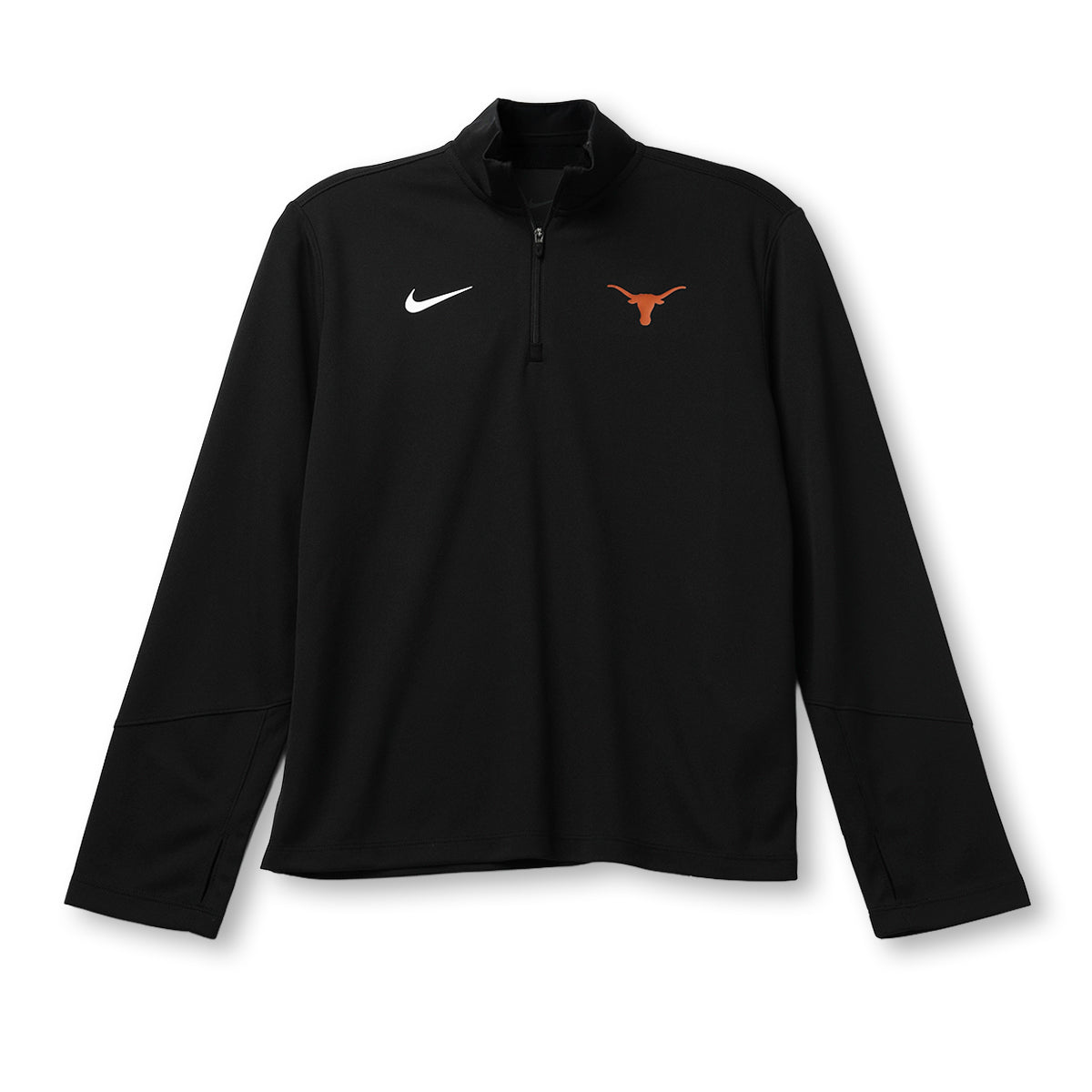 Youth Nike Texas Longhorns Sideline Dri-Fit UV Half Zip