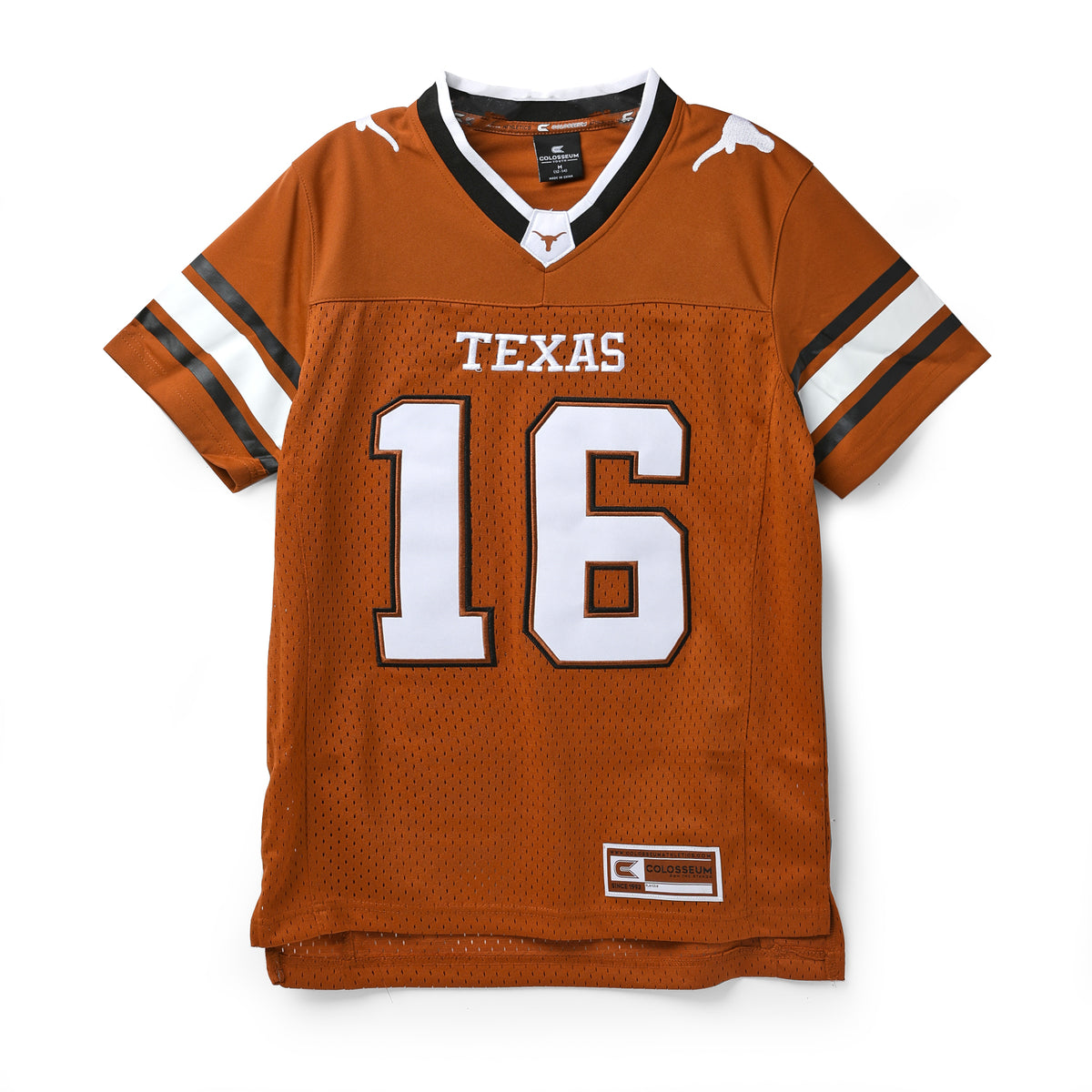 Youth Texas Longhorns NIL Tackle Twill Manning Jersey