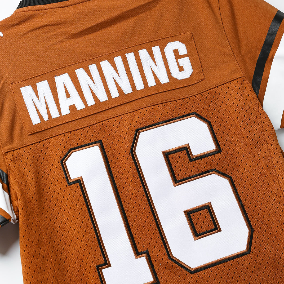 Youth Texas Longhorns NIL Tackle Twill Manning Jersey