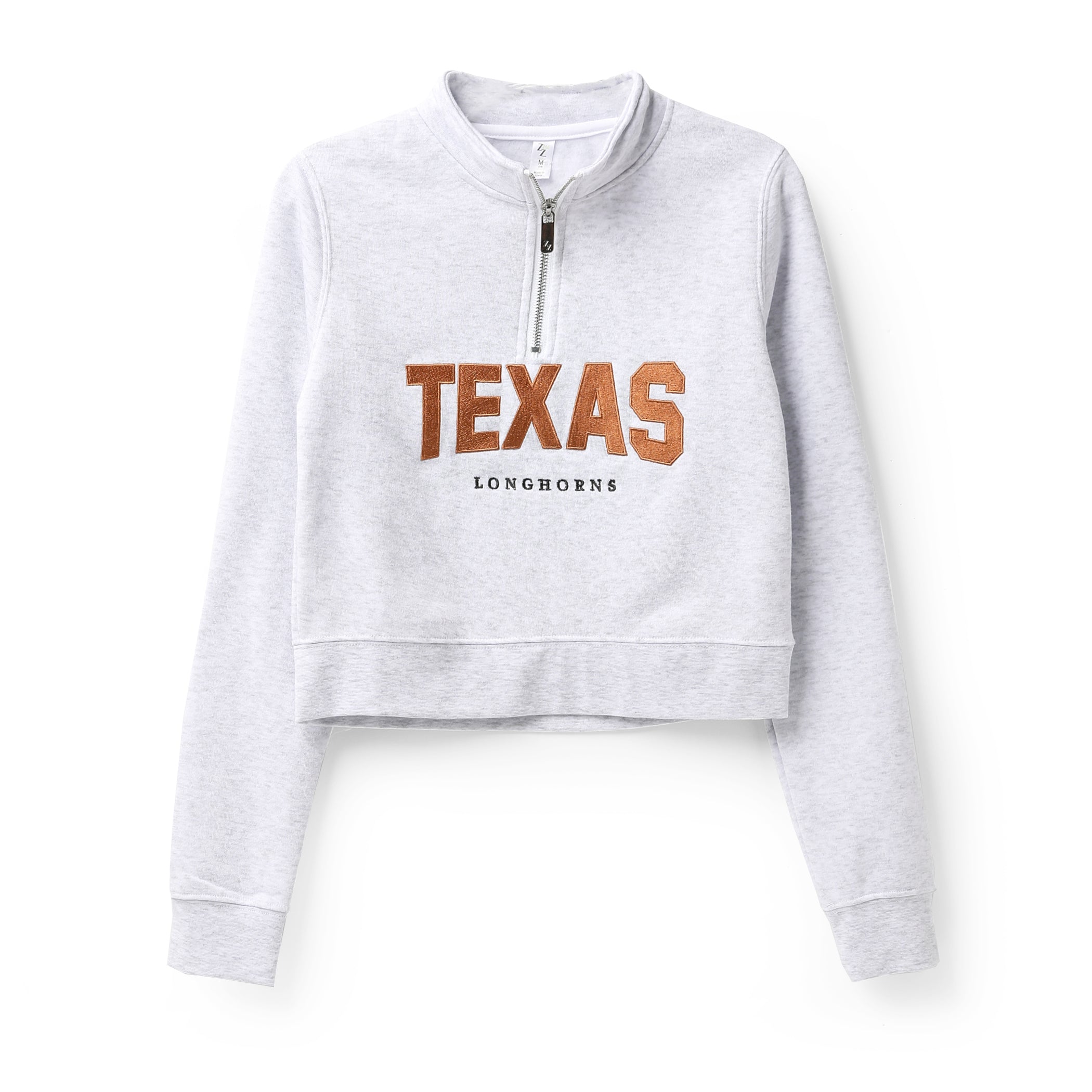 Youth ZooZatZ Texas Longhorns Crop Quarter Zip
