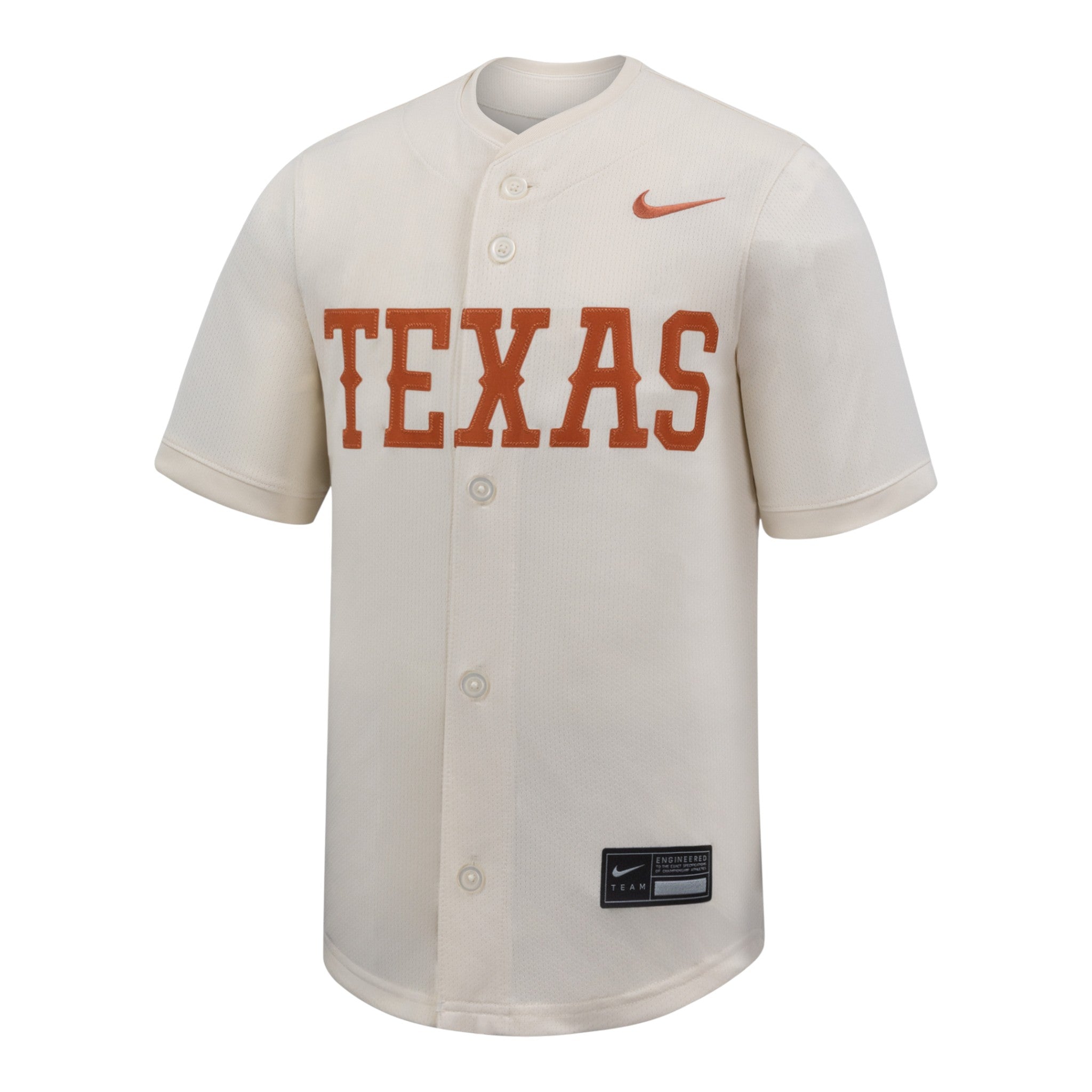 Youth Nike Texas Longhorns Natural Baseball Jersey