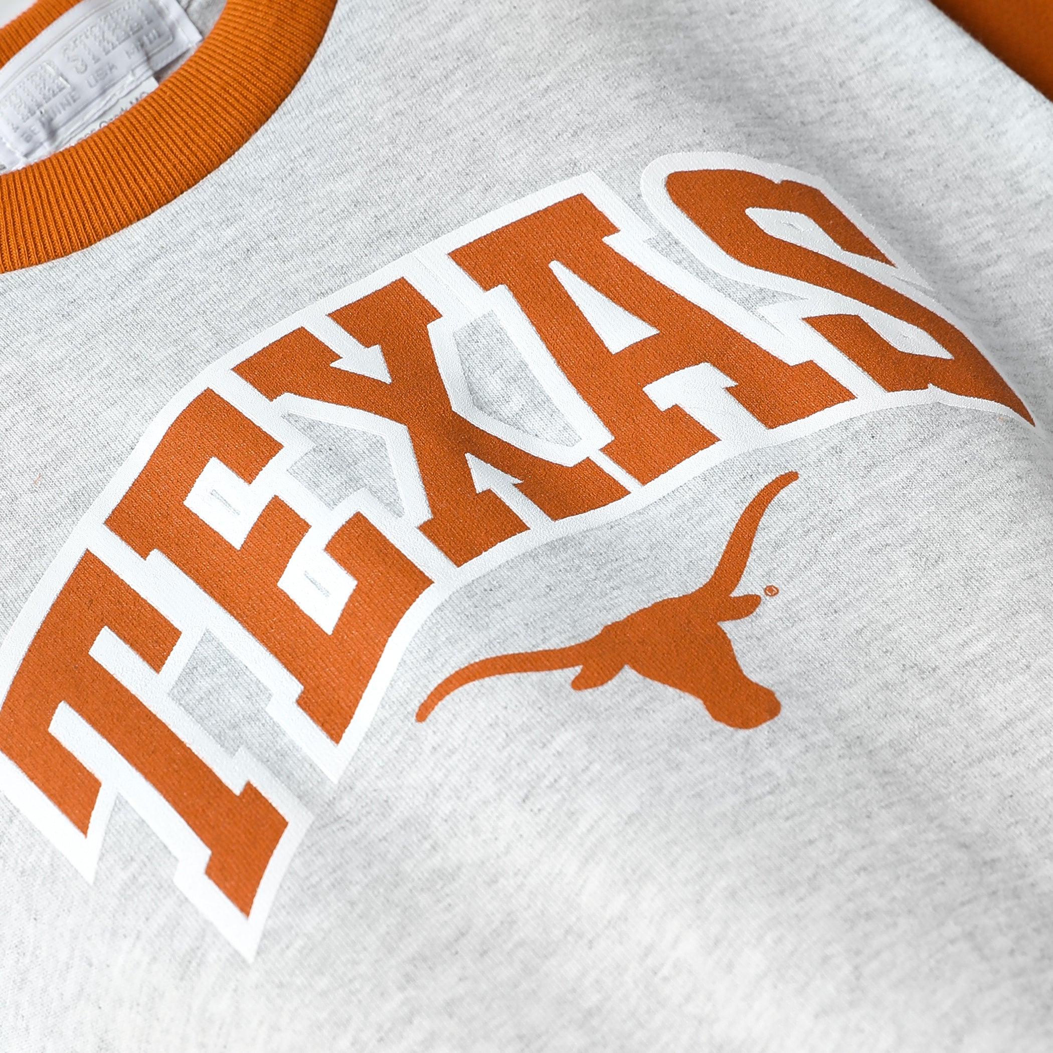 Youth Texas Longhorns Contrast Sleeve Tee