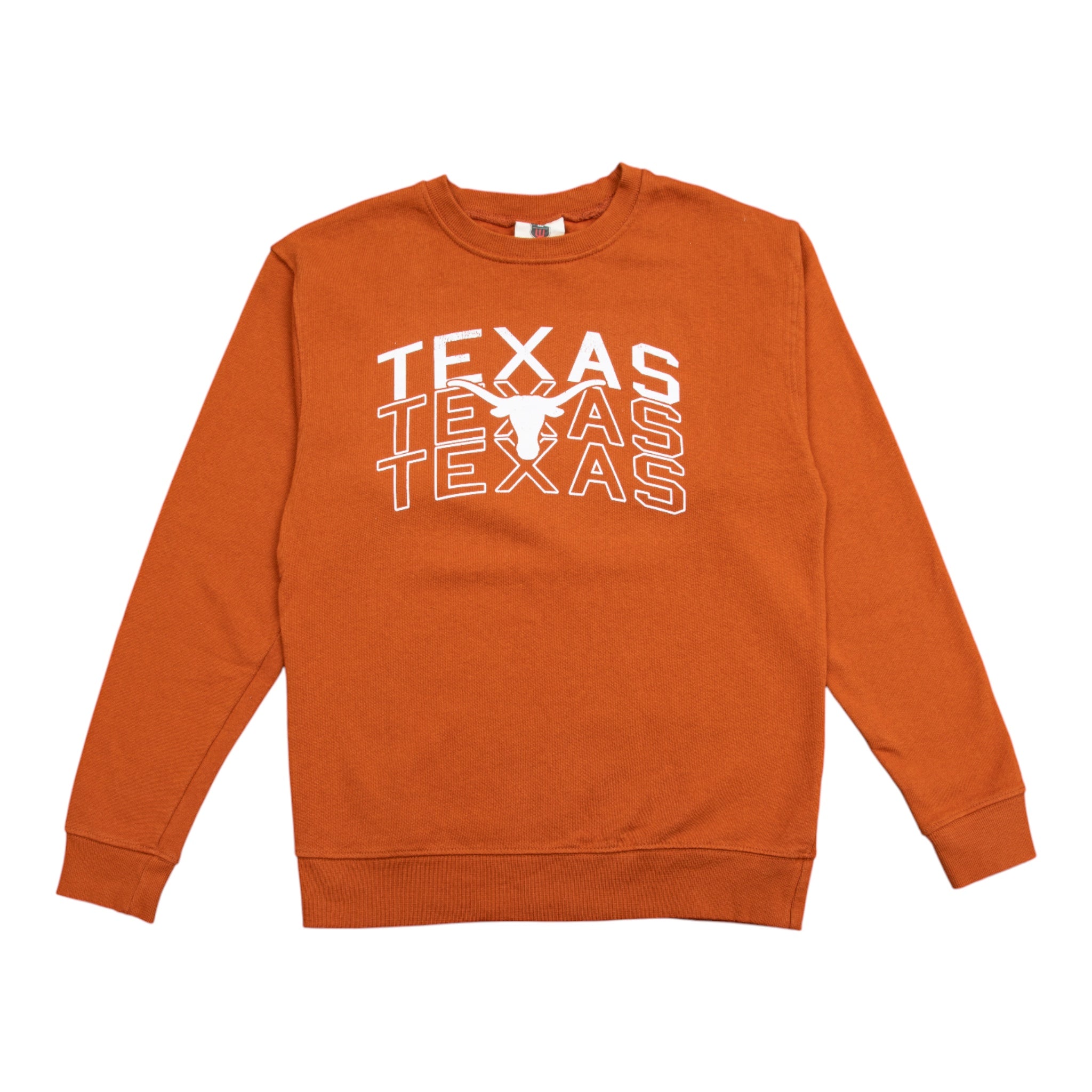 Youth Texas Longhorns Organic Fleece Crew