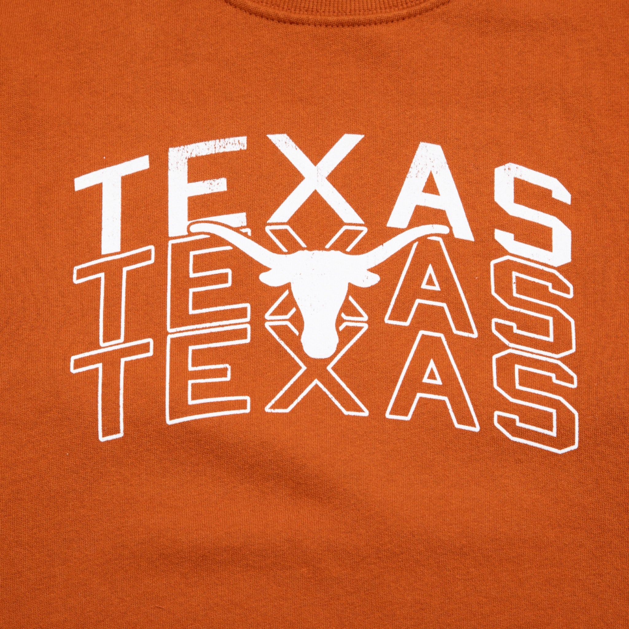 Youth Texas Longhorns Organic Fleece Crew